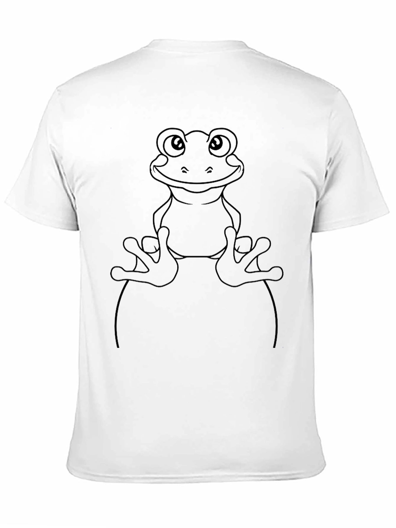 Frog Graphic Tee - Relaxed Fit Black T-Shirt
