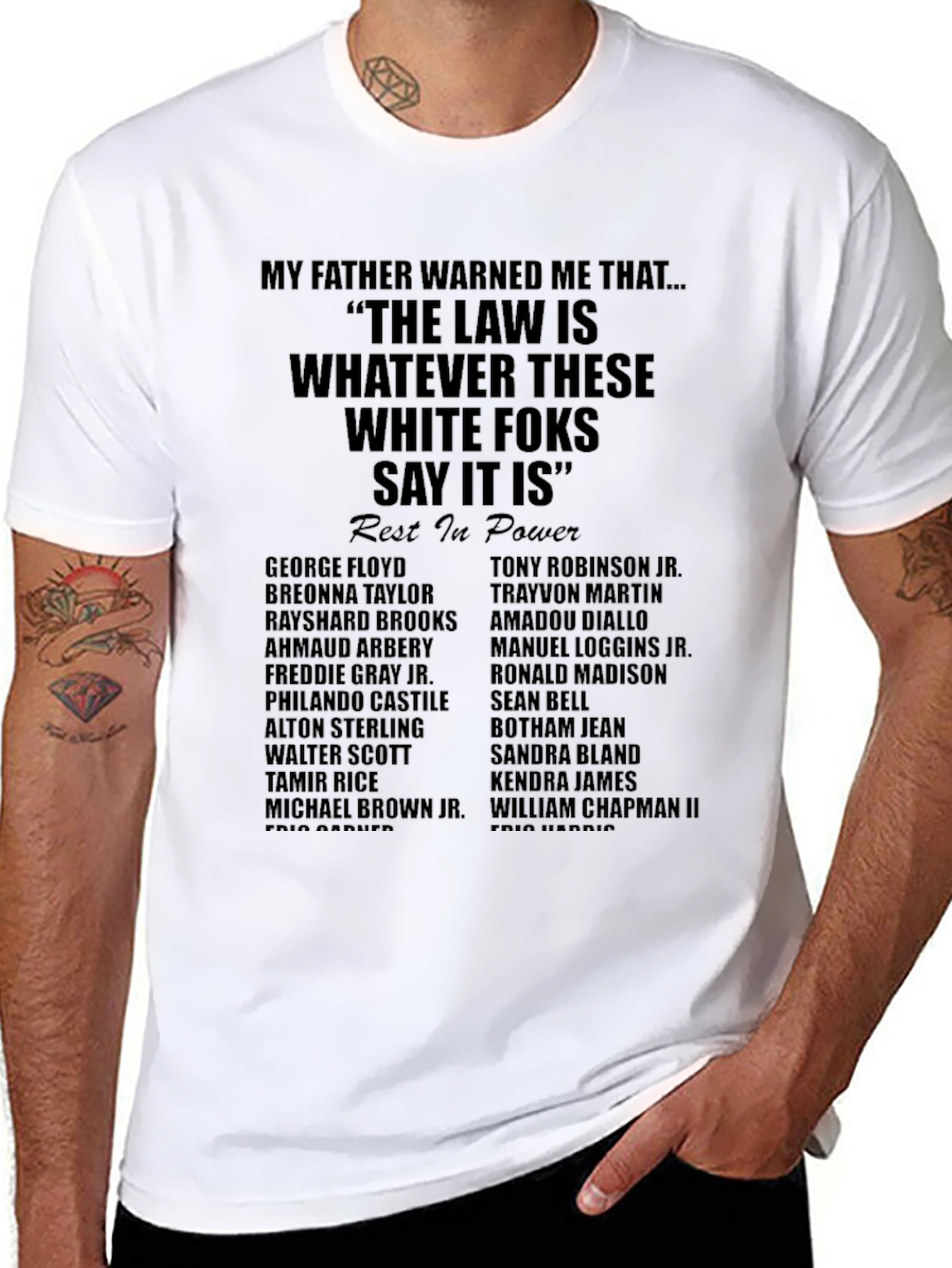 Statement T-Shirt - Social Justice Message