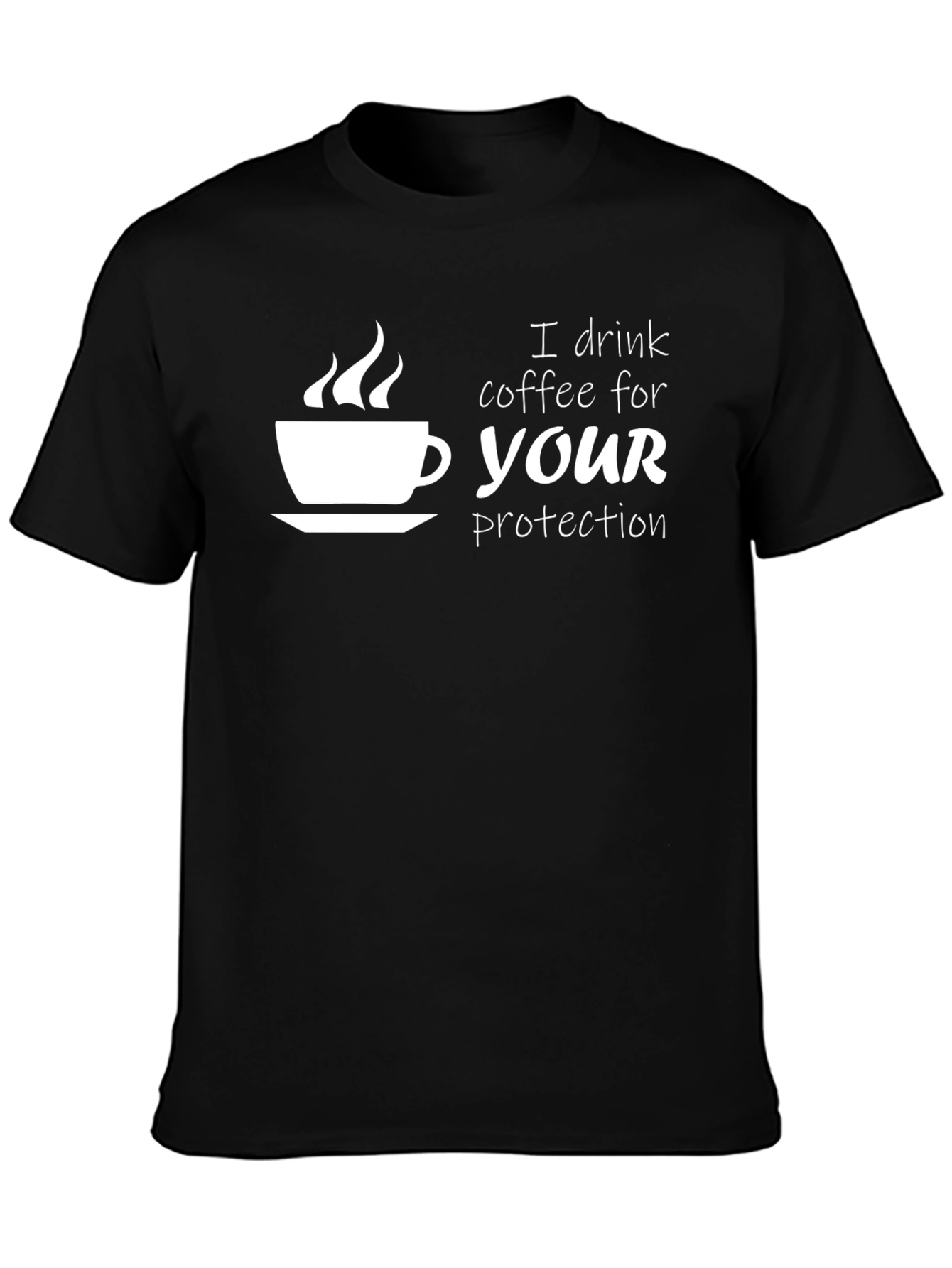 Coffee Drinker Protection Graphic Tee