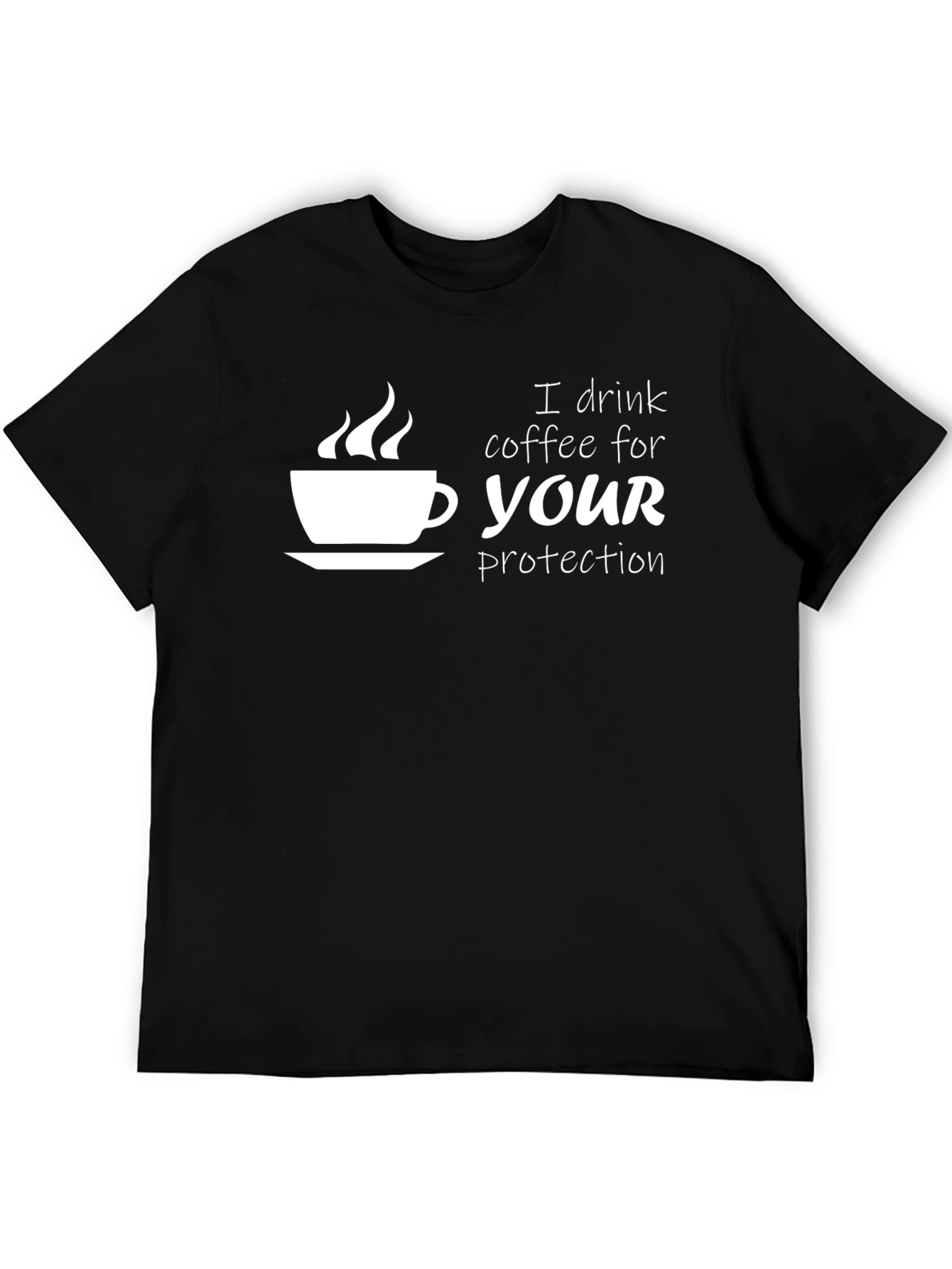 Coffee Drinker Protection Graphic Tee