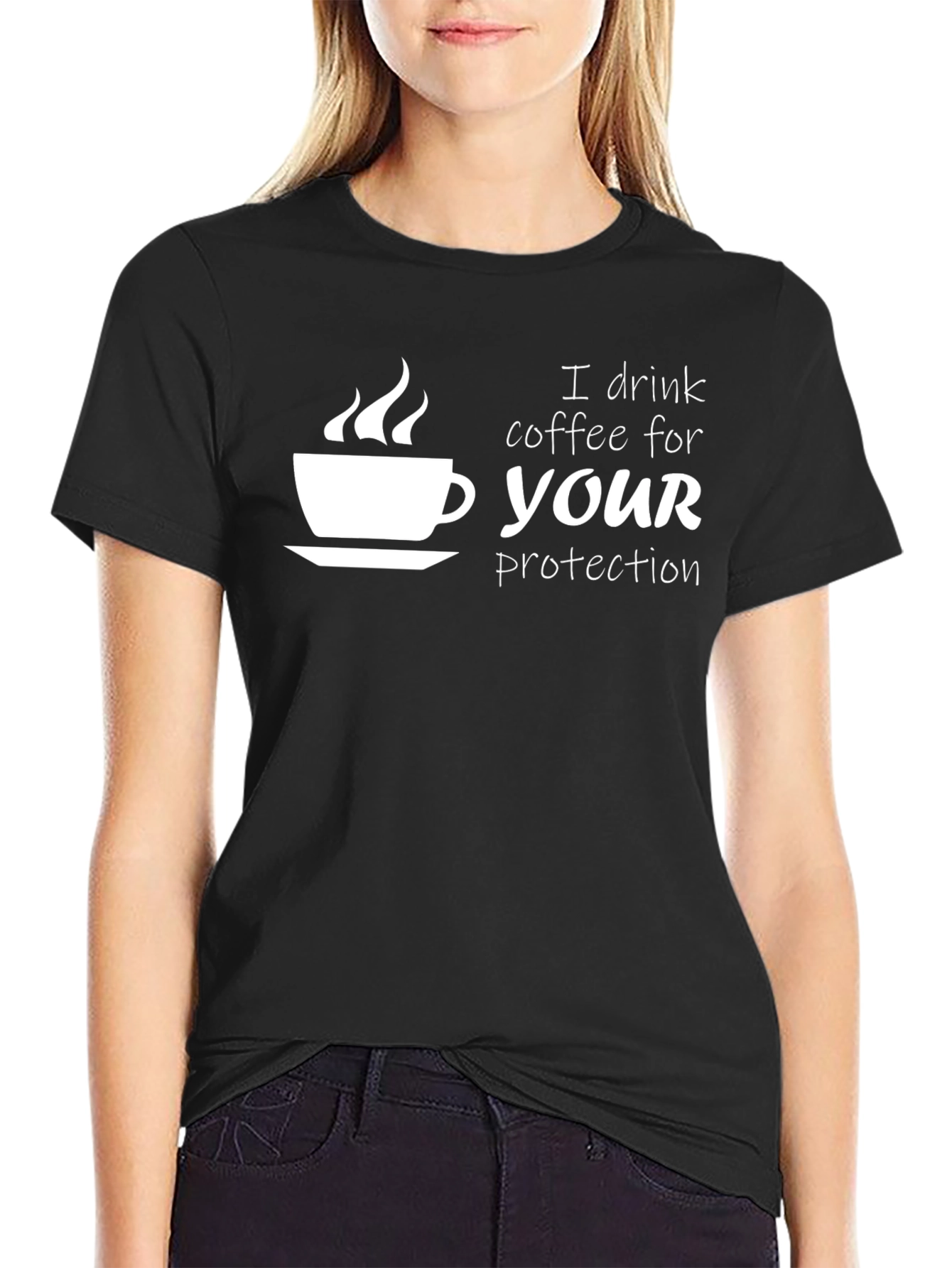 Coffee Drinker Protection Graphic Tee