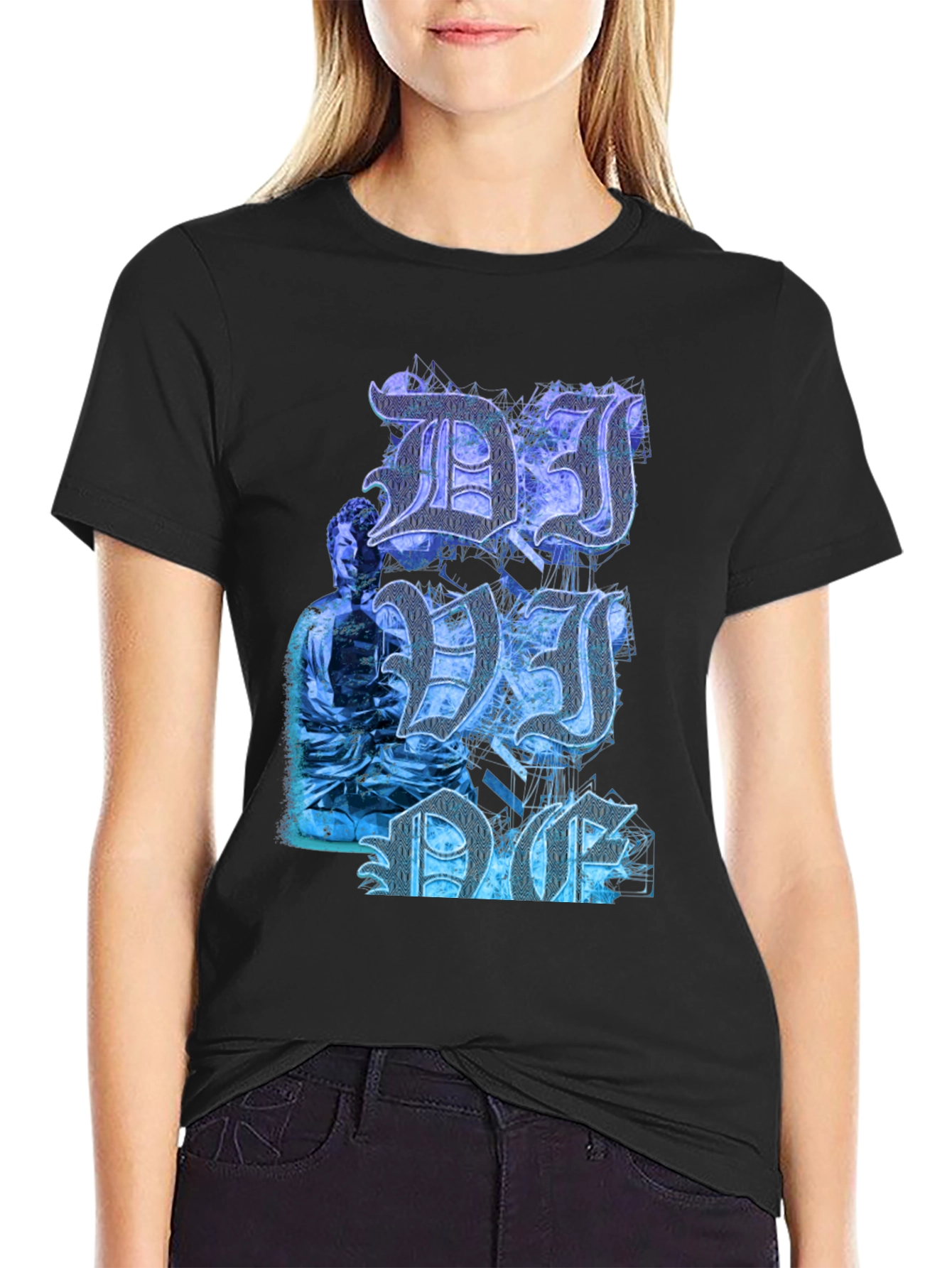 DJ DC Graphic T-Shirt - Mens Black Tee