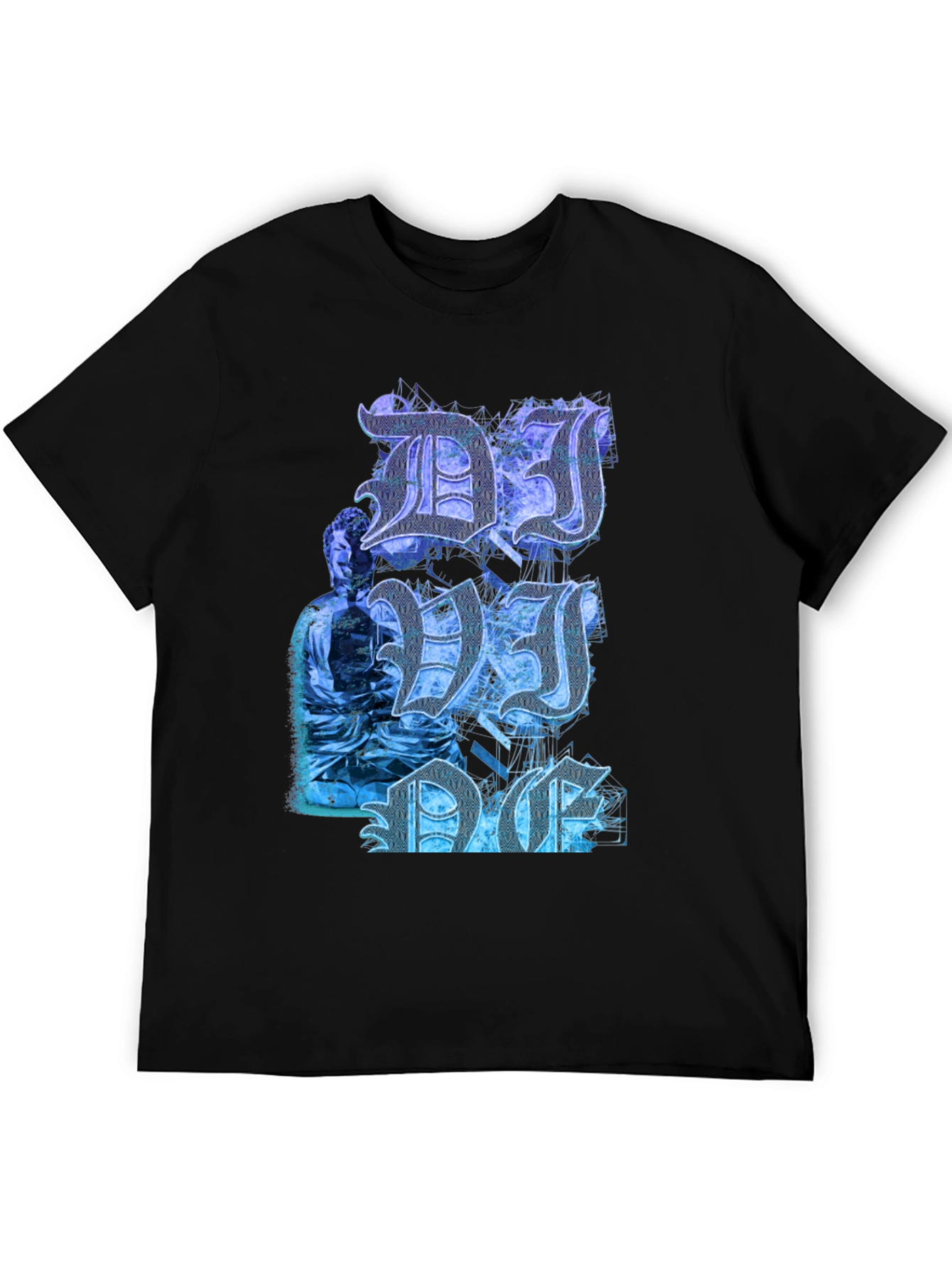 DJ DC Graphic T-Shirt - Mens Black Tee