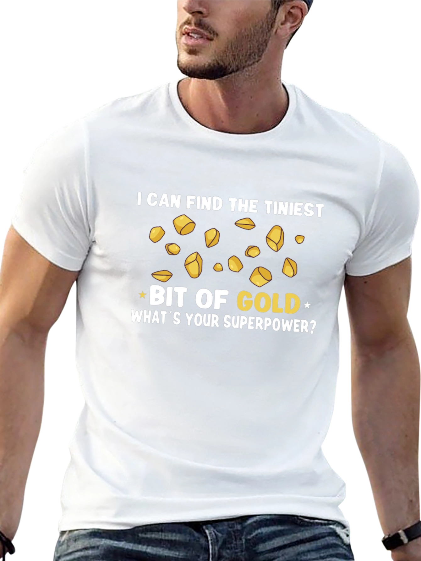 Funny Gold Miner Superpower T-Shirt