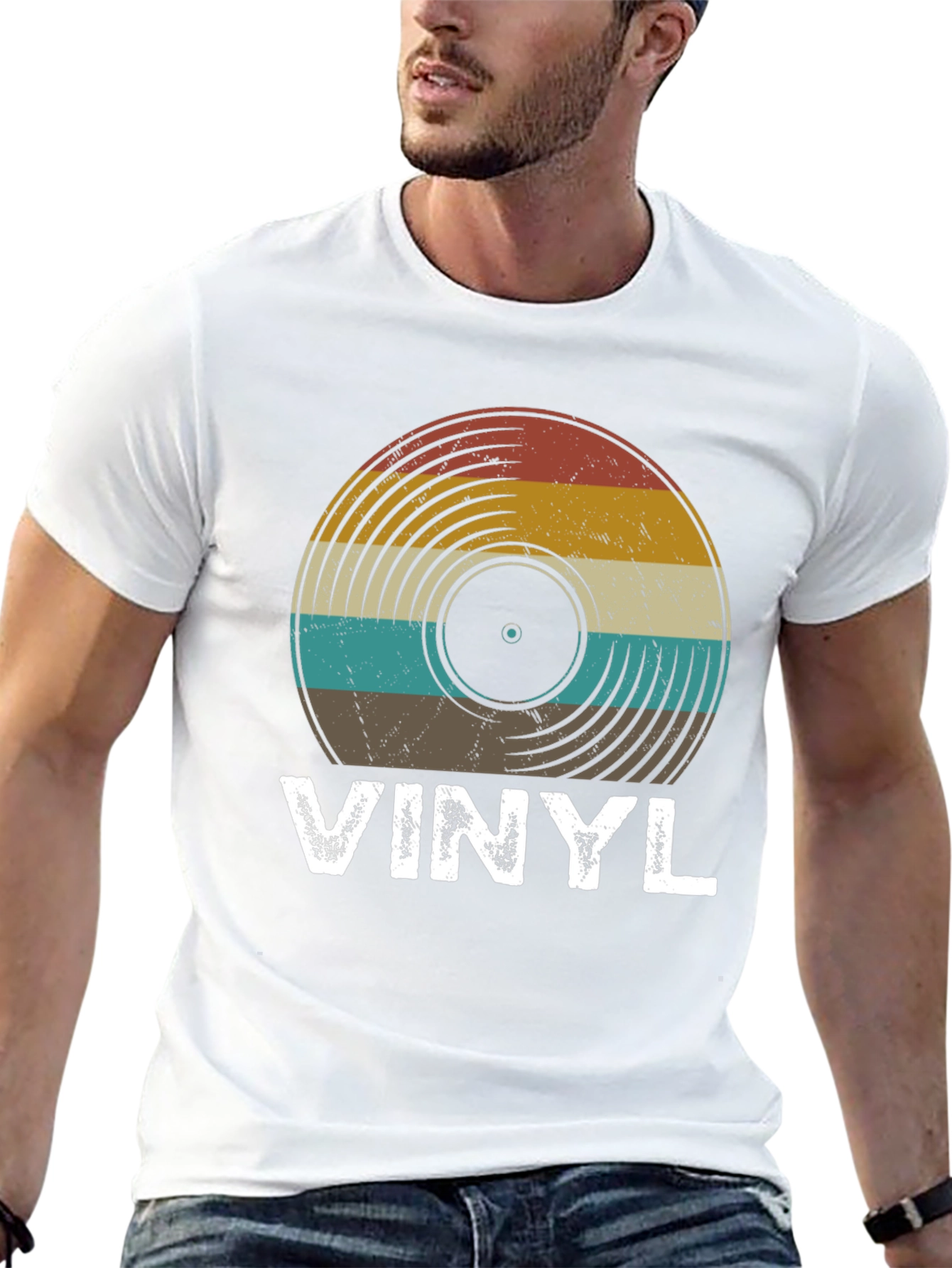 Retro Vinyl Record T-Shirt