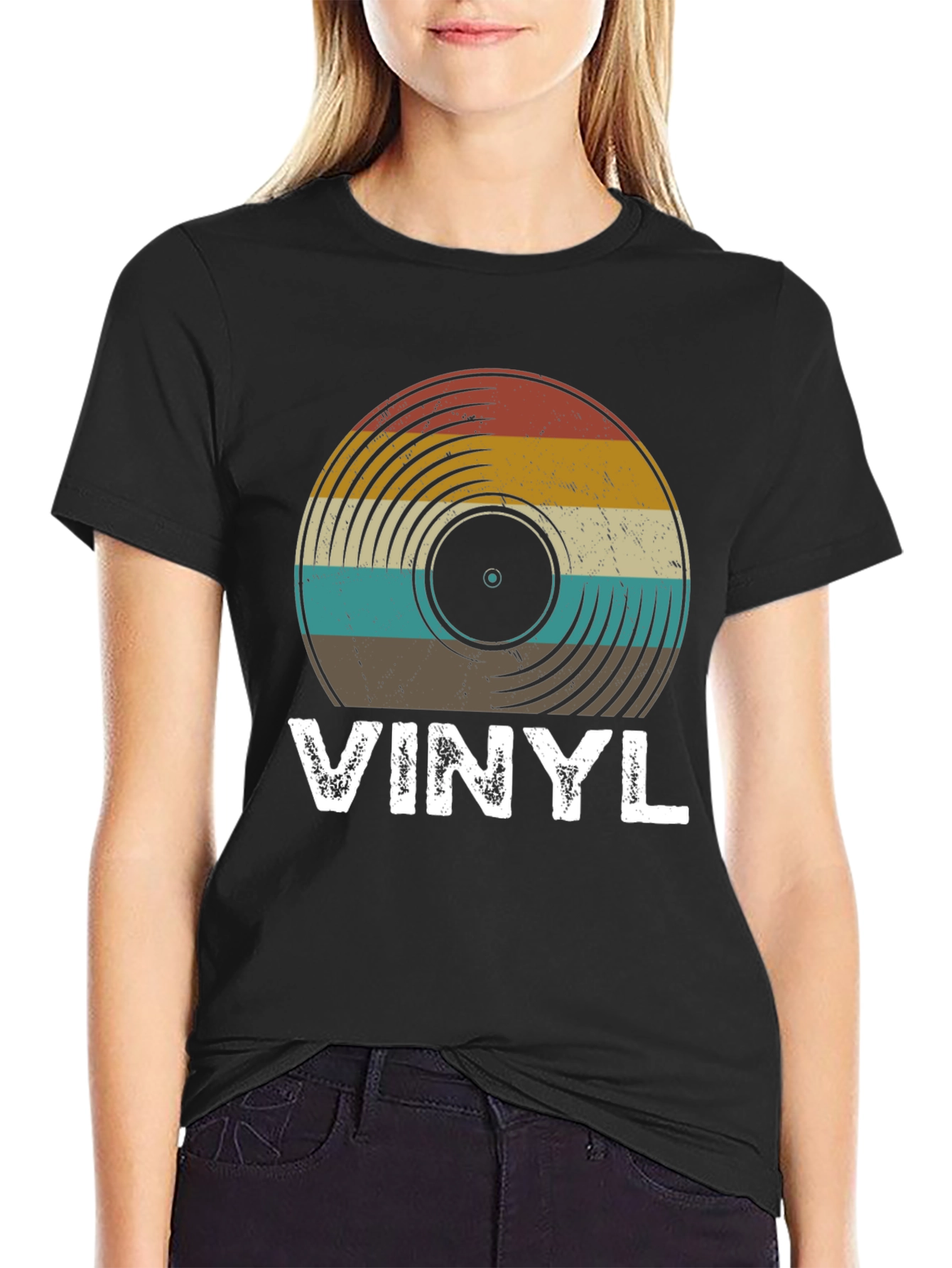 Retro Vinyl Record T-Shirt
