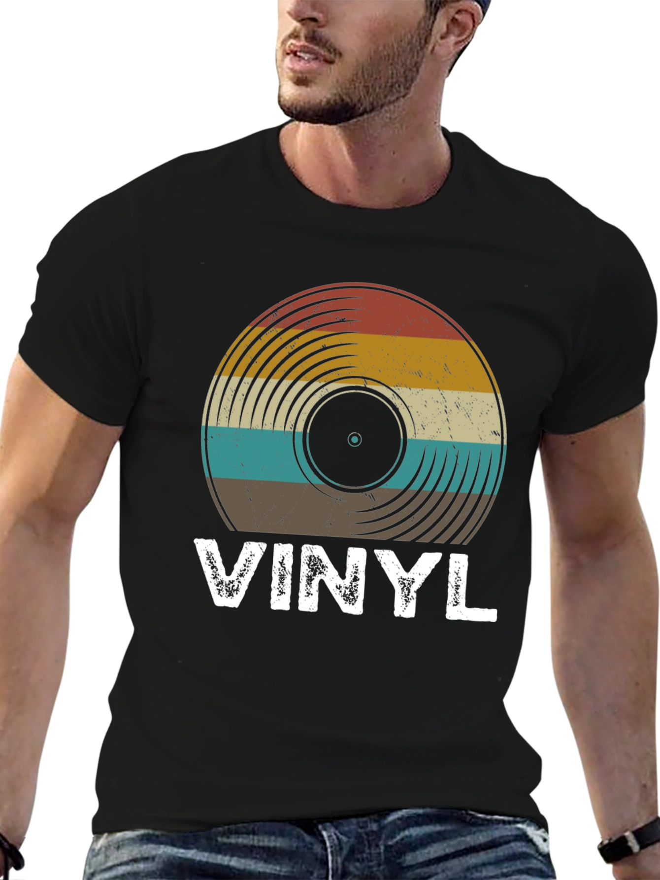 Retro Vinyl Record T-Shirt