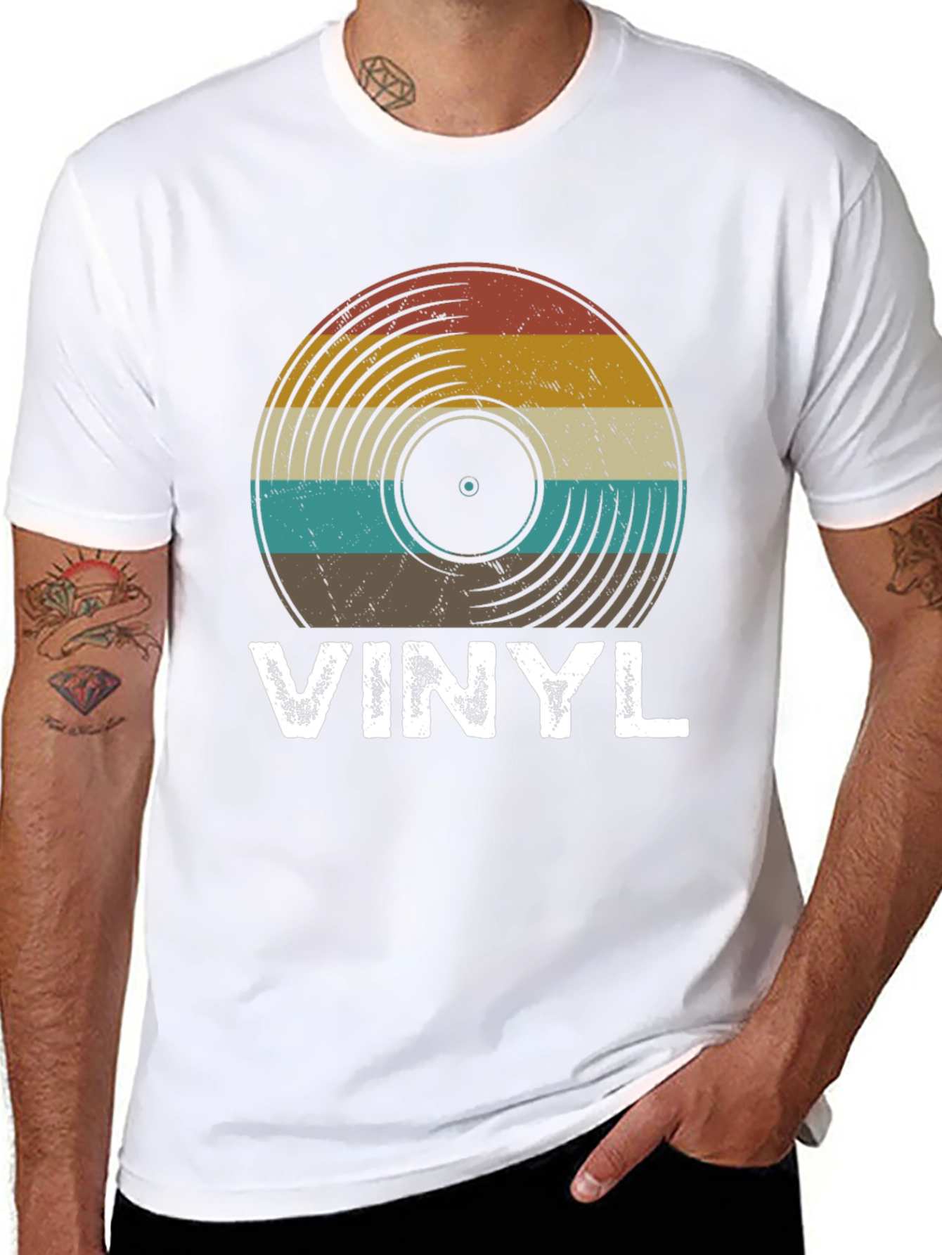 Retro Vinyl Record T-Shirt