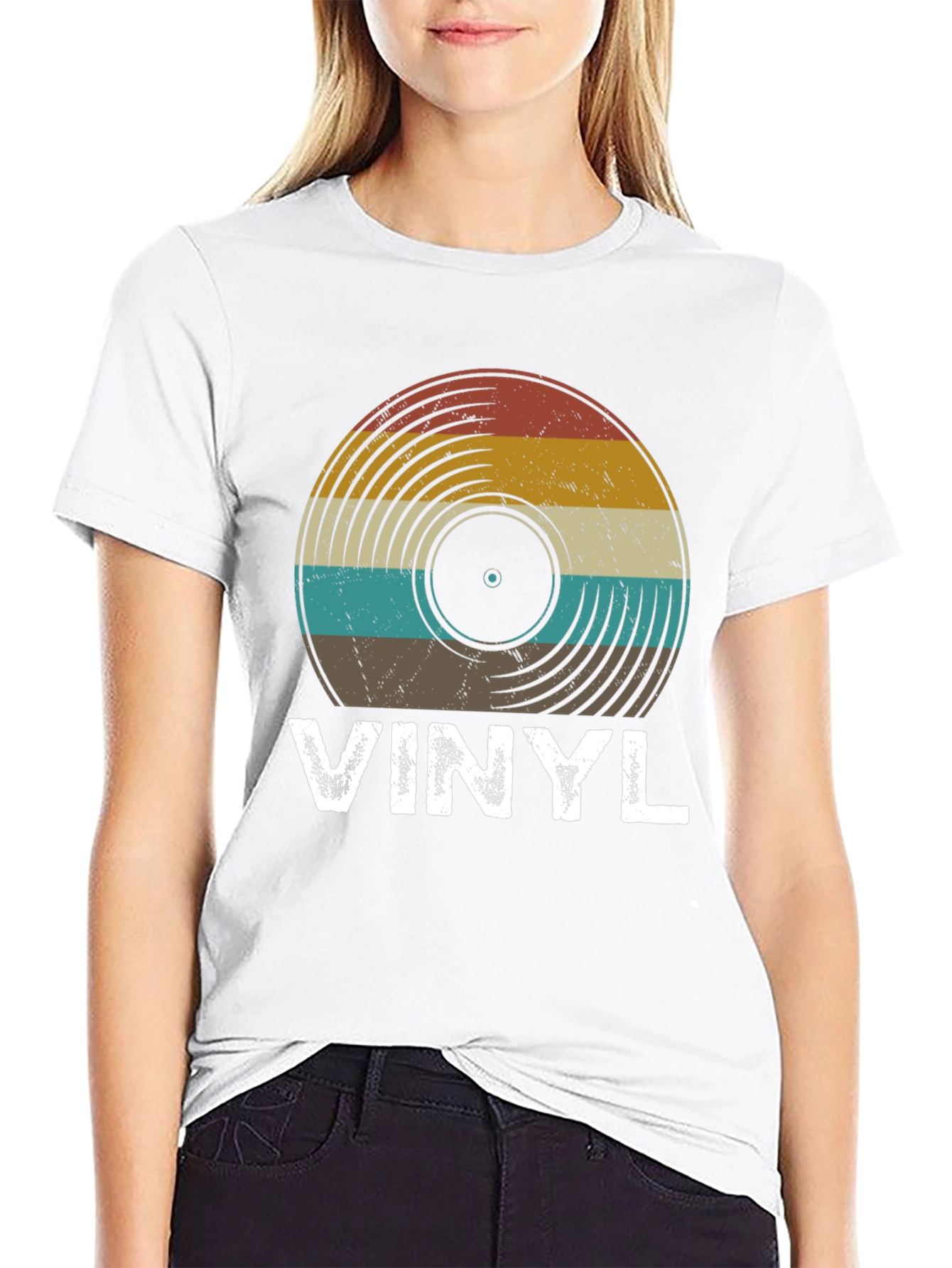 Retro Vinyl Record T-Shirt