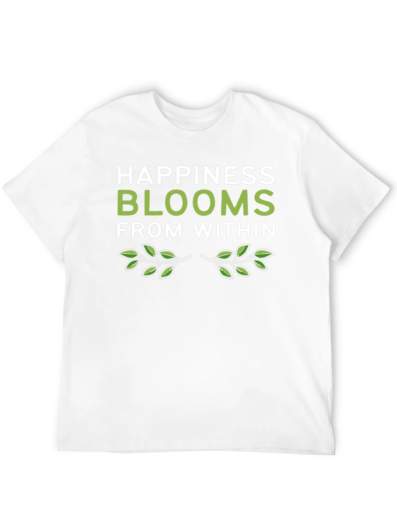 Happiness Blooms Black Graphic Tee