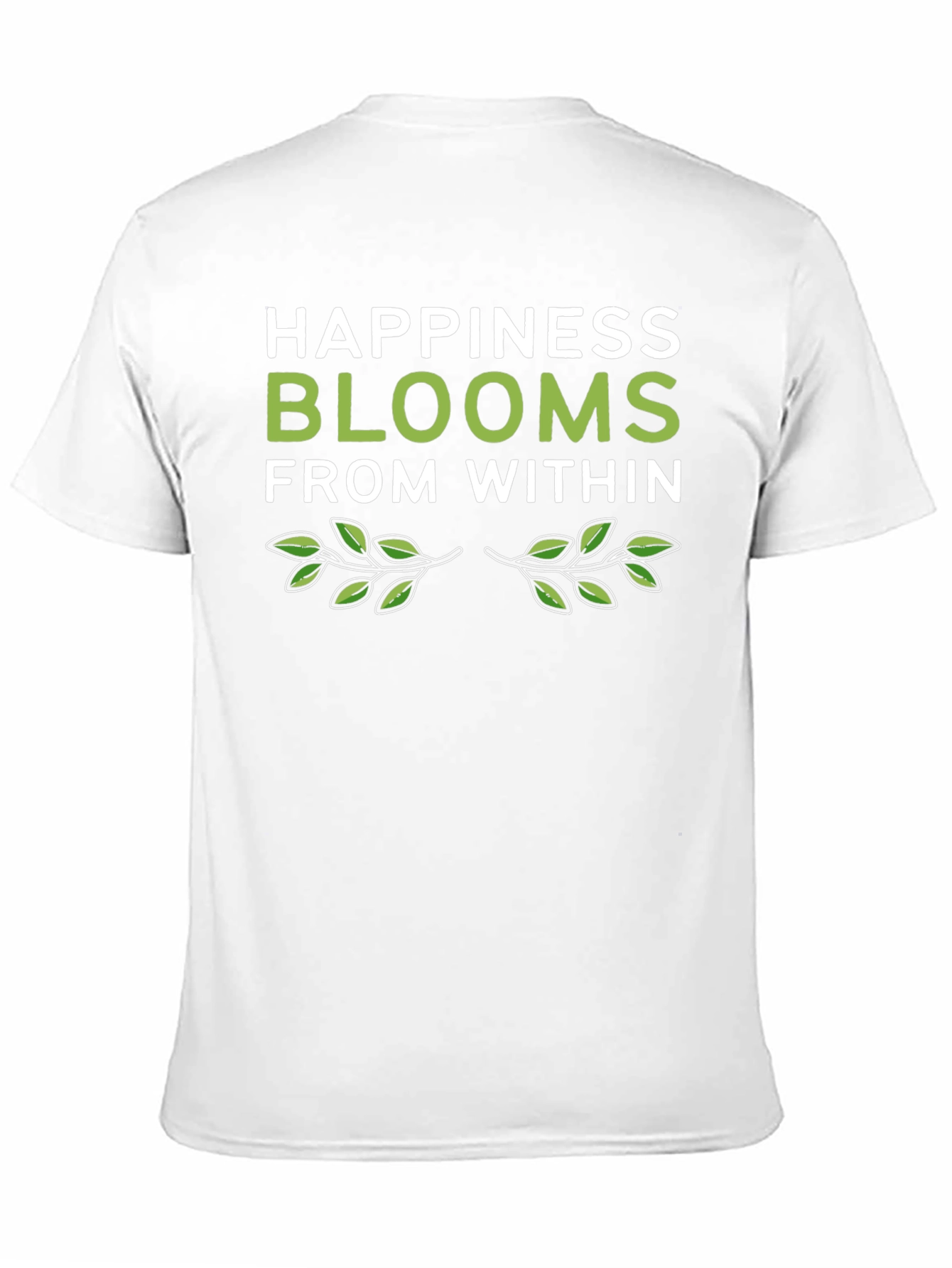 Happiness Blooms Black Graphic Tee