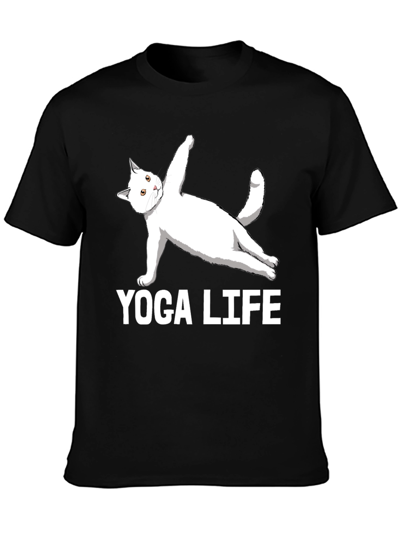 Yoga Life Cat T-Shirt