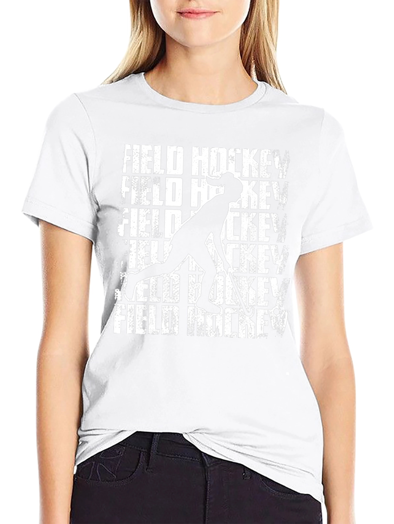 Field Hockey Graphic T-Shirt - Sporty Design
