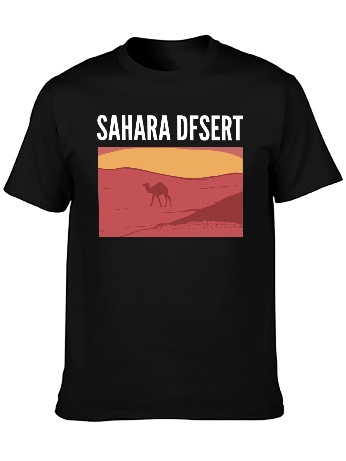 Sahara Desert Camel Graphic T-Shirt