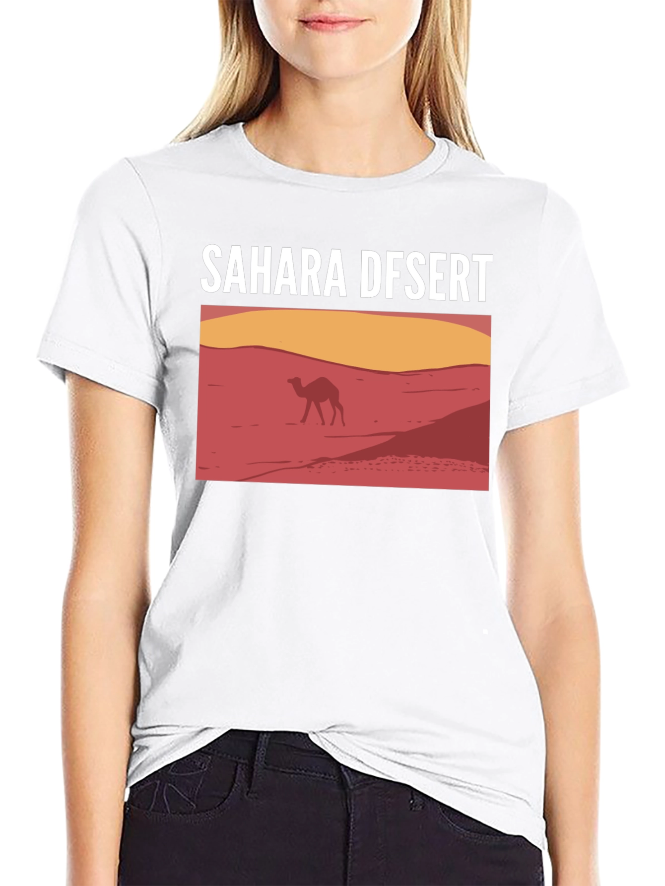 Sahara Desert Camel Graphic T-Shirt