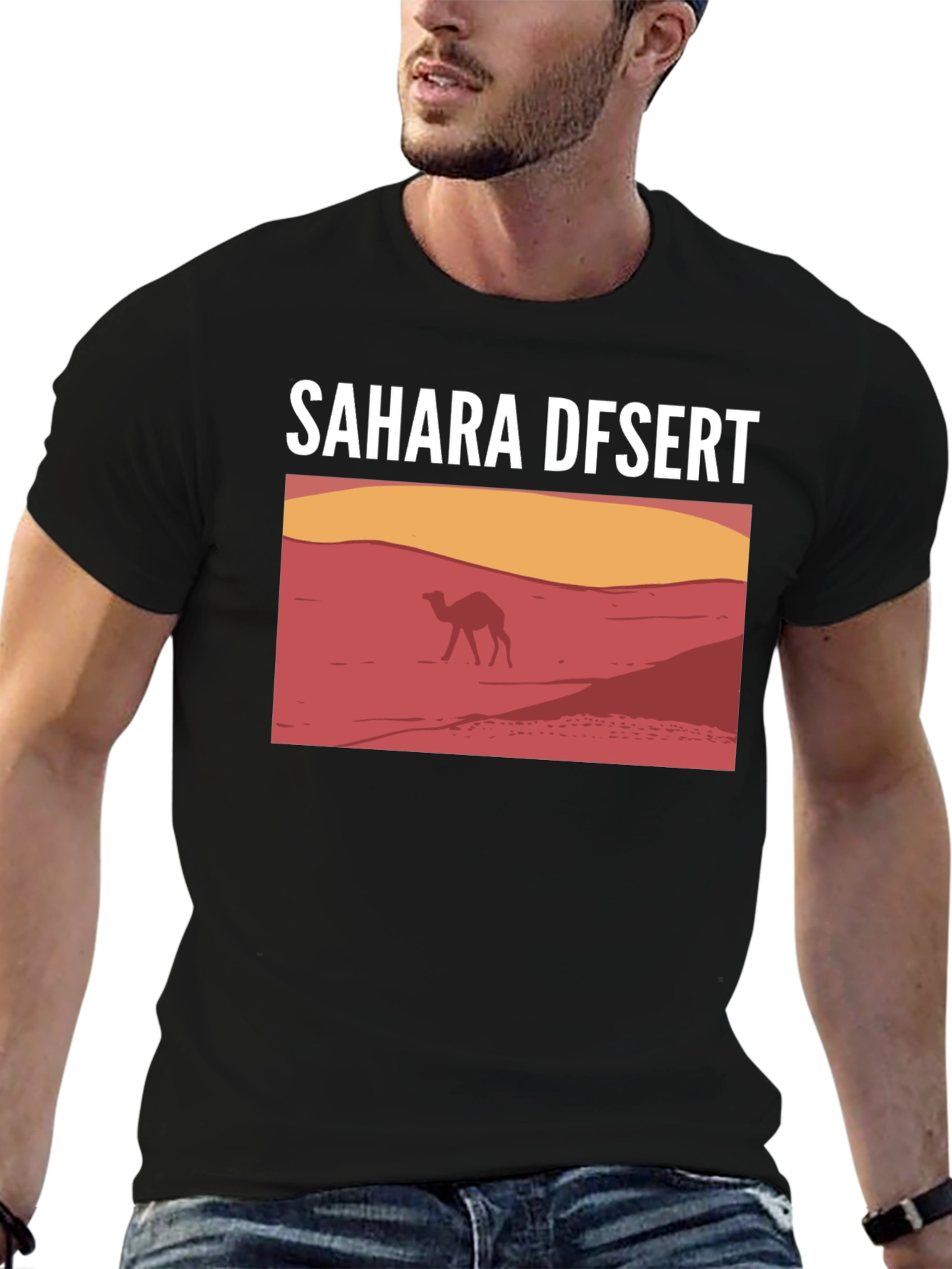 Sahara Desert Camel Graphic T-Shirt