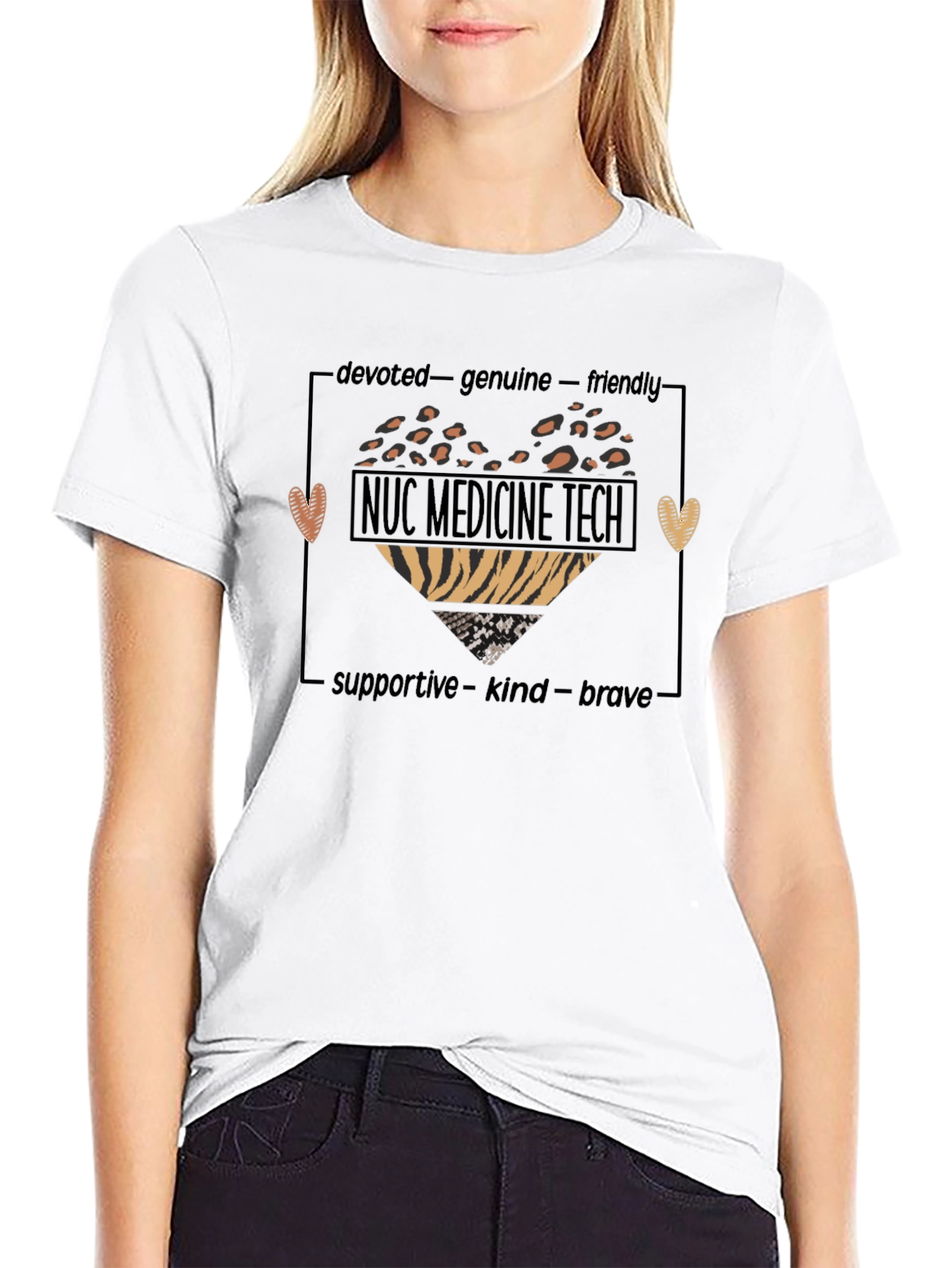 NUC Medicine Tech T-Shirt - Heart Design