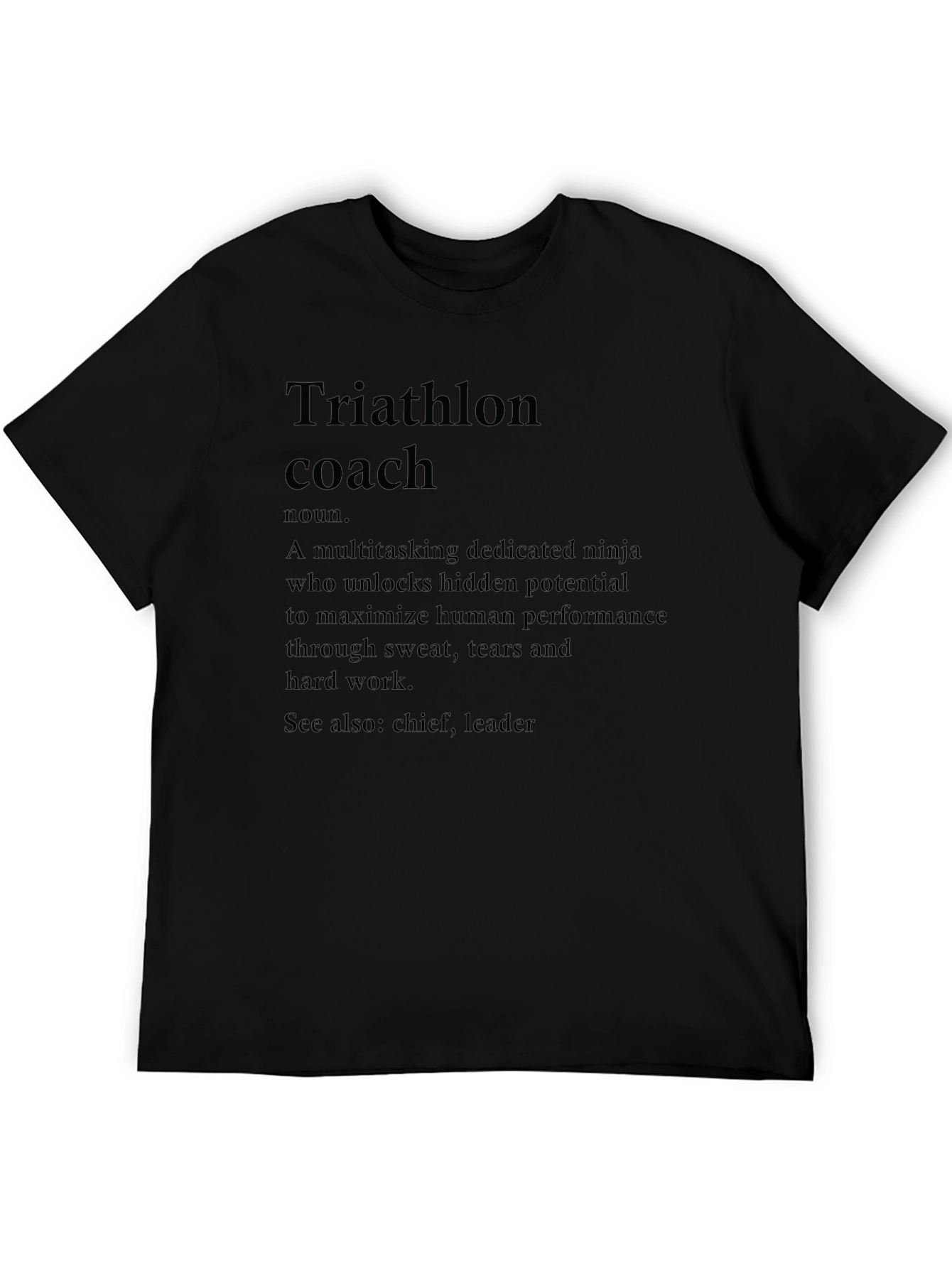 Triathlon Coach Definition T-Shirt