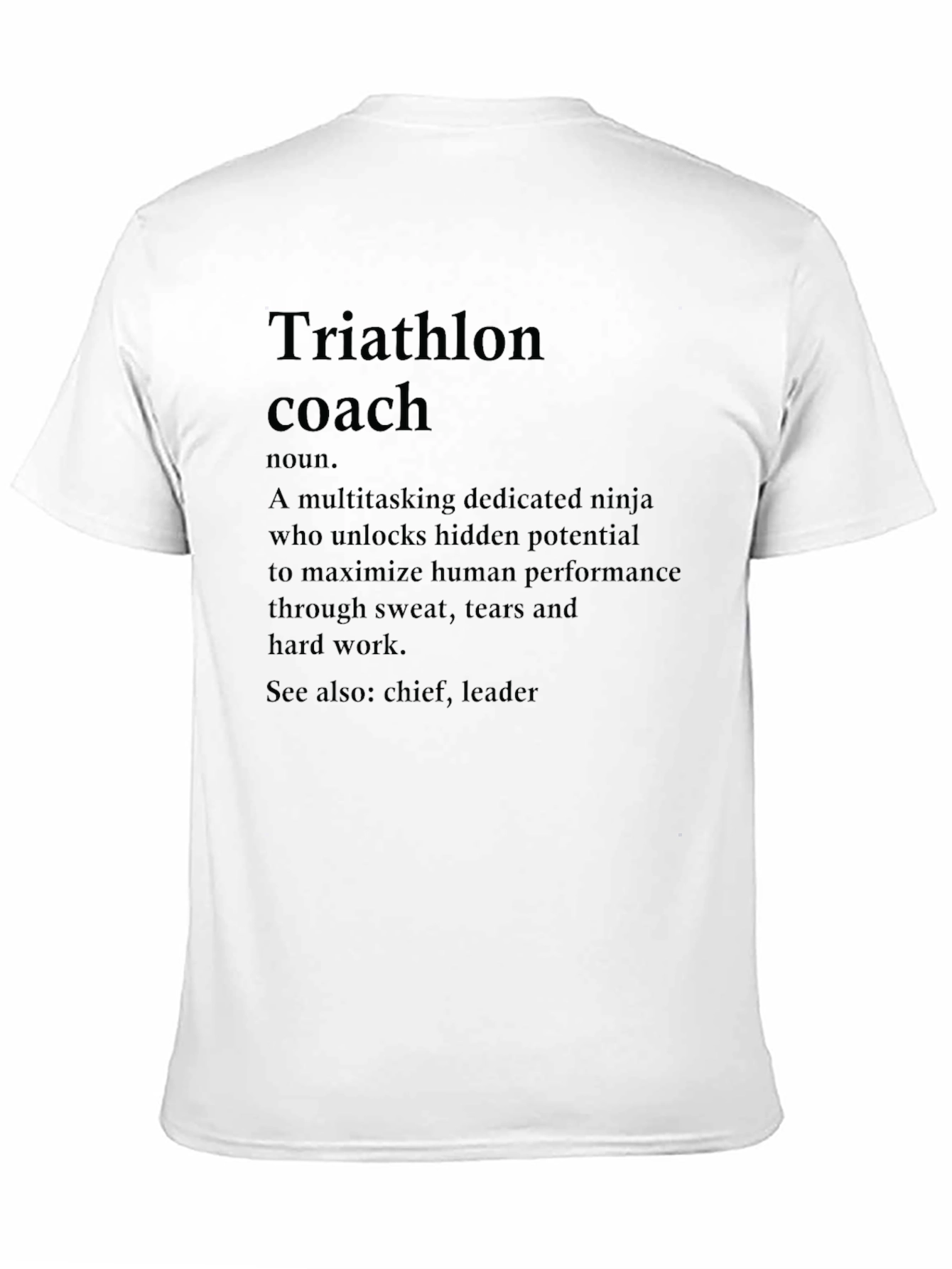 Triathlon Coach Definition T-Shirt