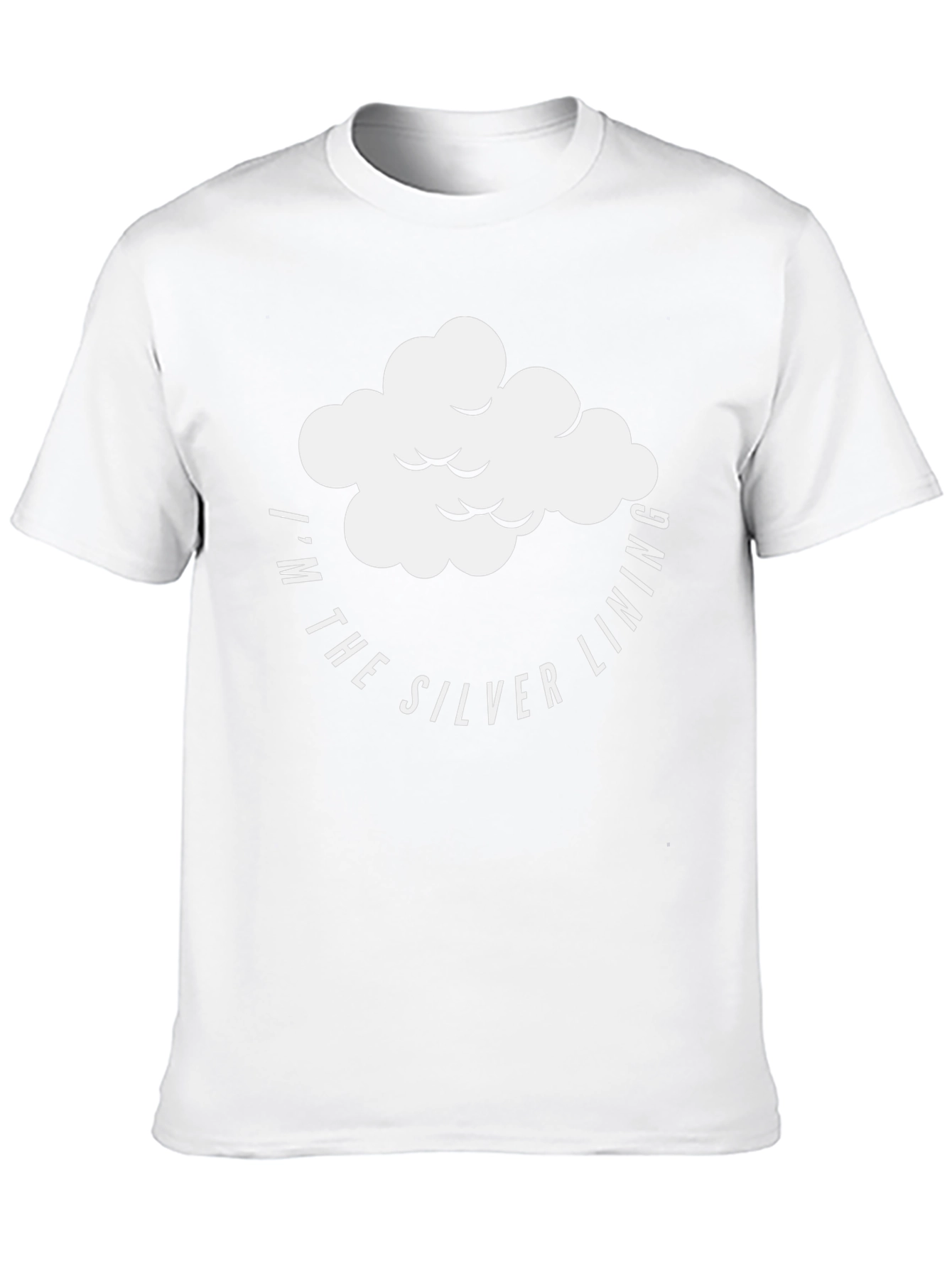 Silver Lining Graphic T-Shirt - Mens Black Tee