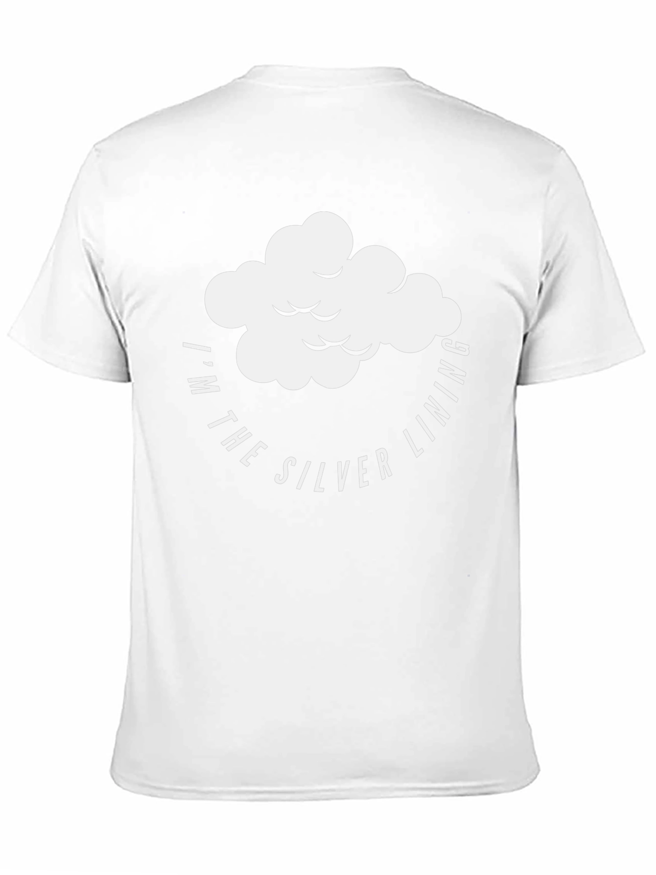 Silver Lining Graphic T-Shirt - Mens Black Tee