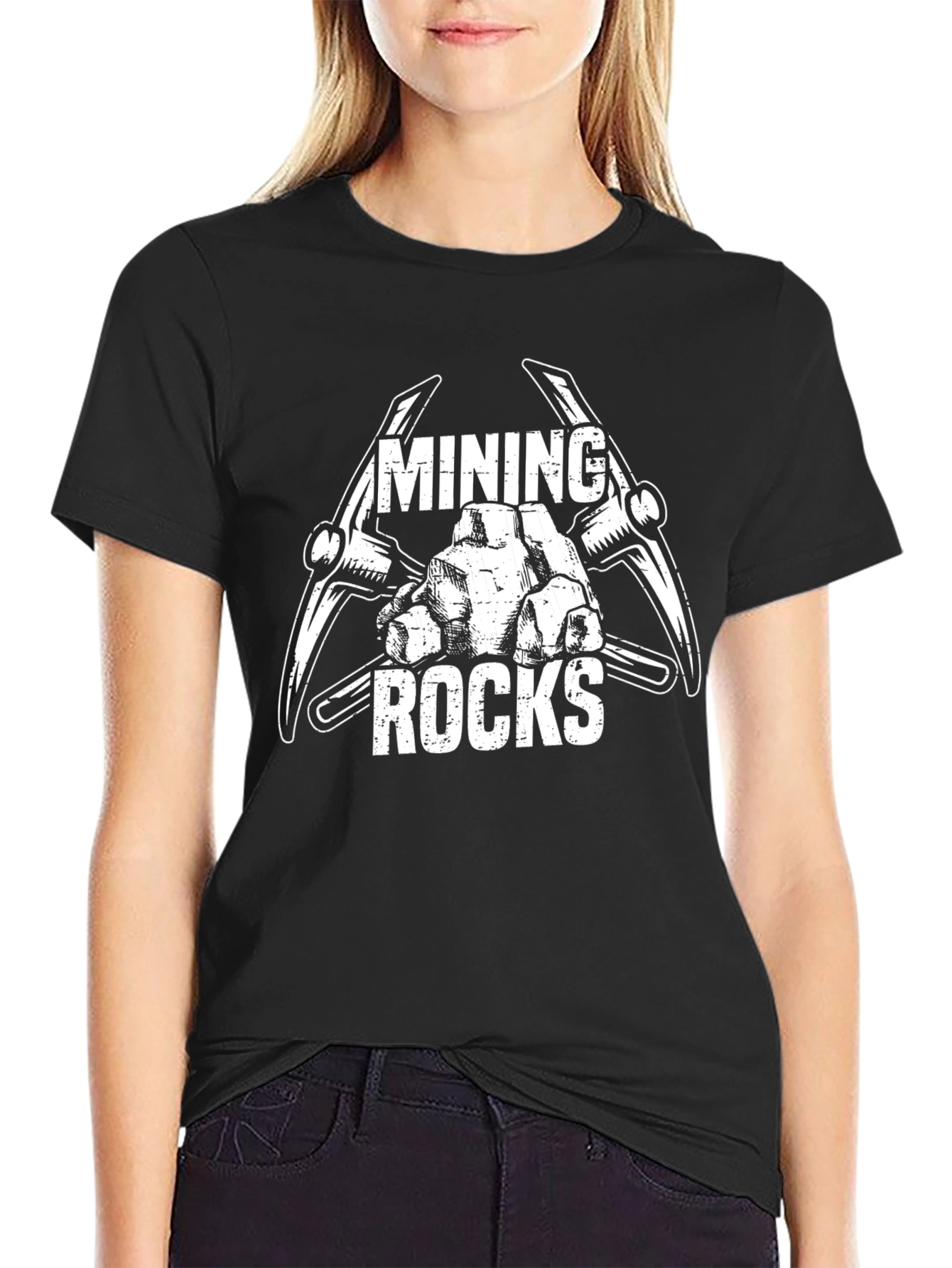 Mining Rocks Graphic T-Shirt