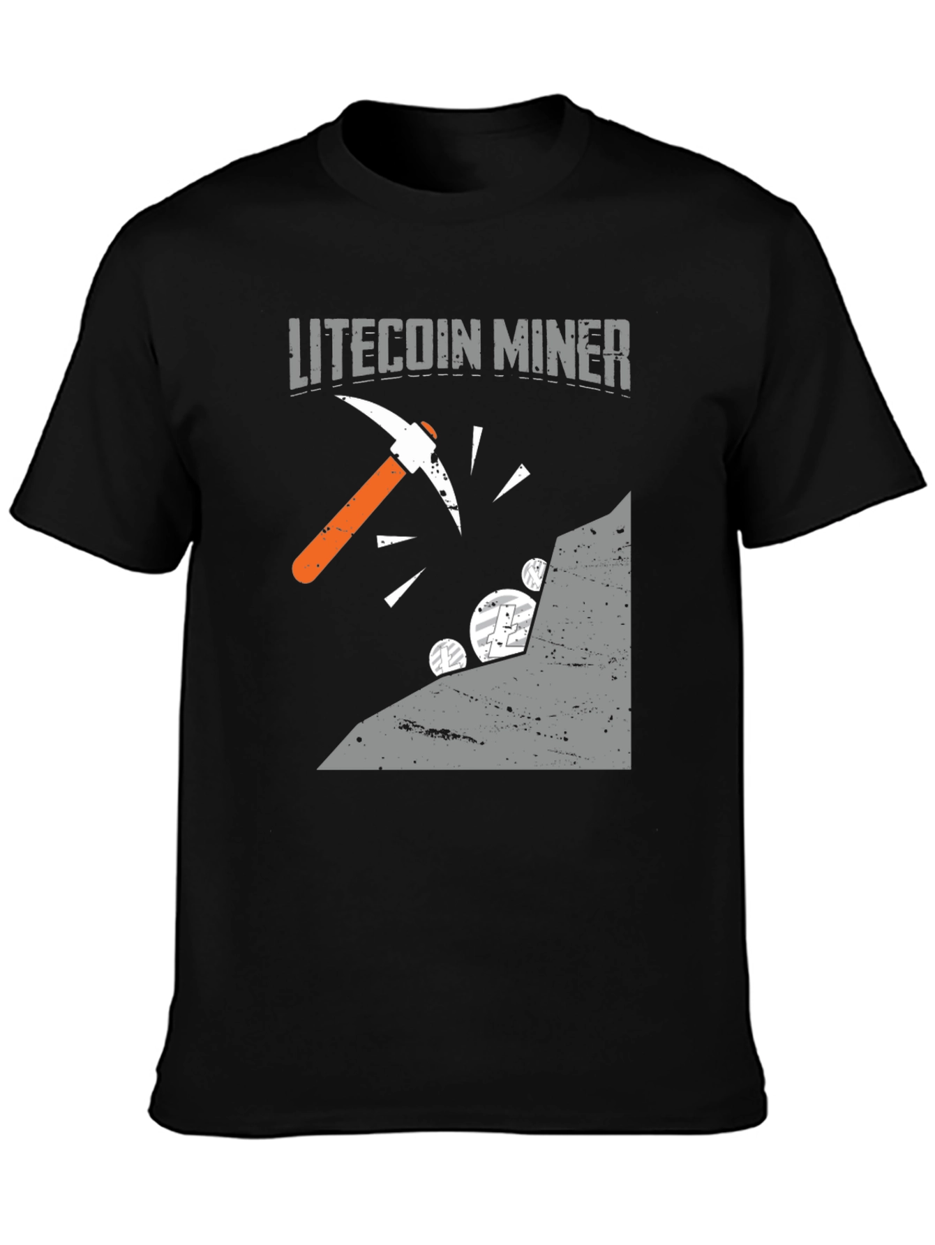Litecoin Miner Graphic Tee - Cryptocurrency T-Shirt