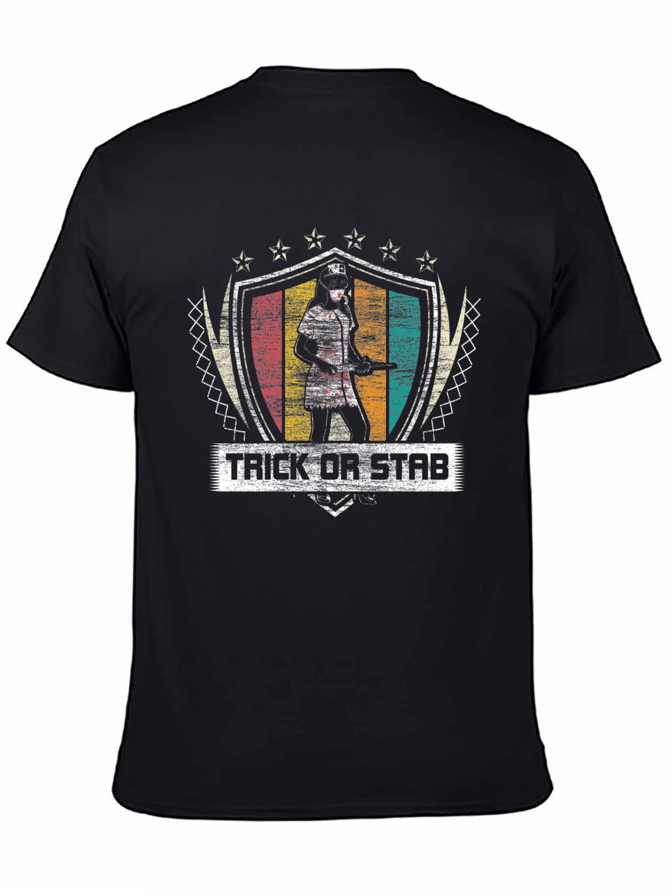 Trick or Stab T-Shirt Halloween Nurse