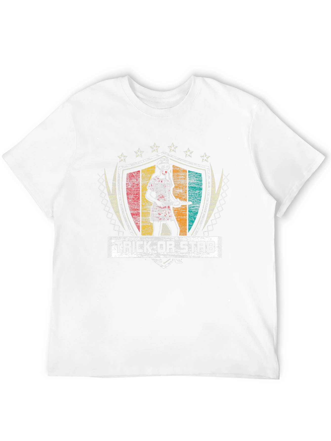 Trick or Stab T-Shirt Halloween Nurse