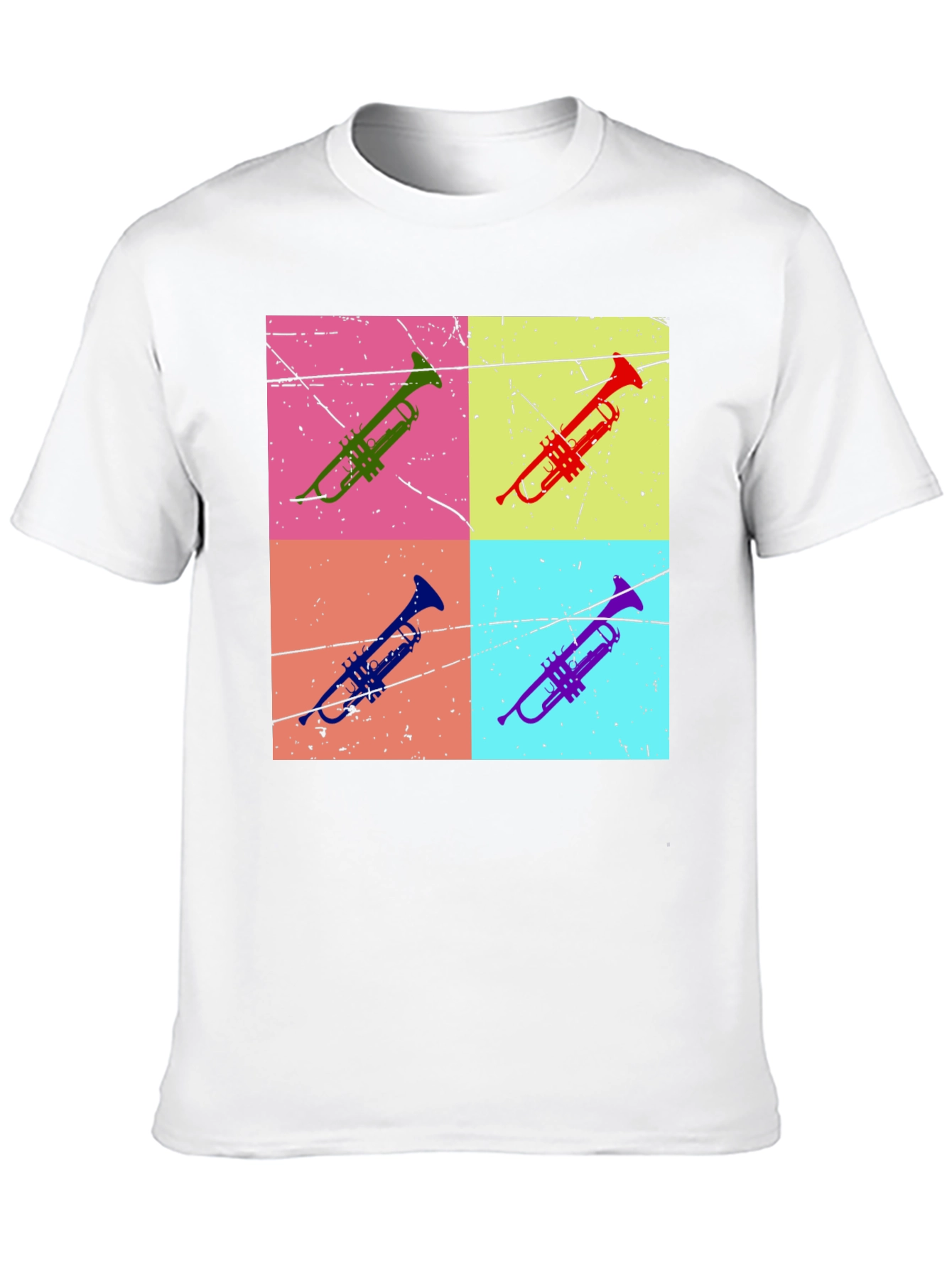 Retro Trumpet Pop Art T-Shirt
