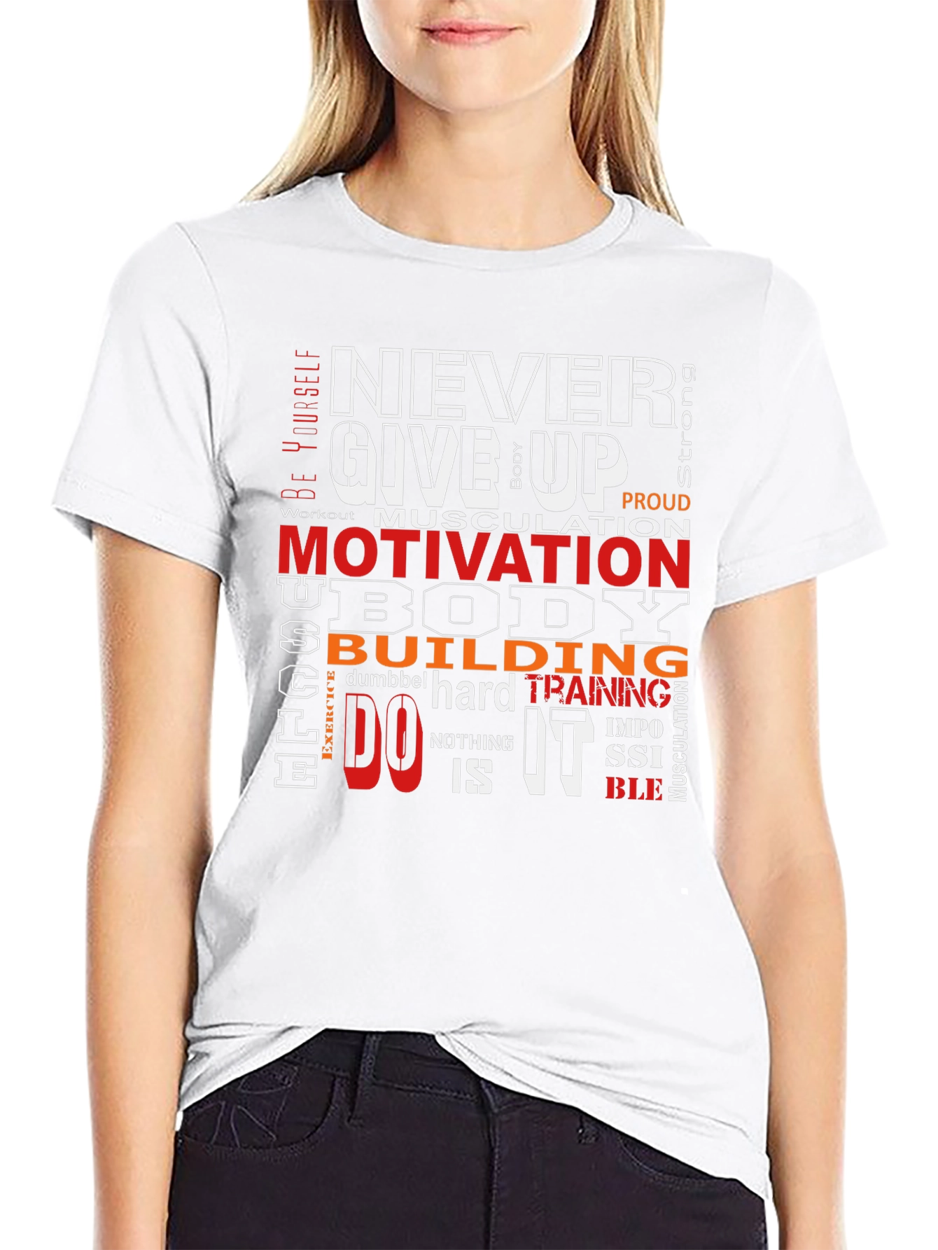 Motivational Workout Graphic T-Shirt for Fitness Enthusiasts