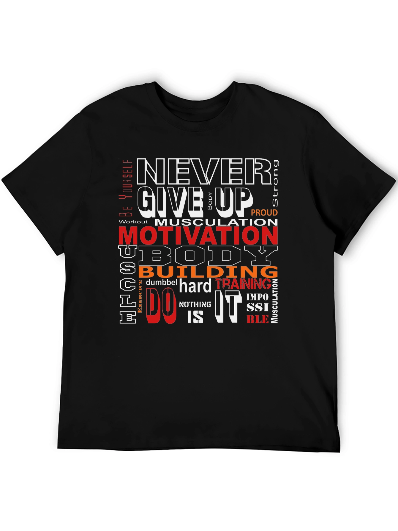 Motivational Workout Graphic T-Shirt for Fitness Enthusiasts