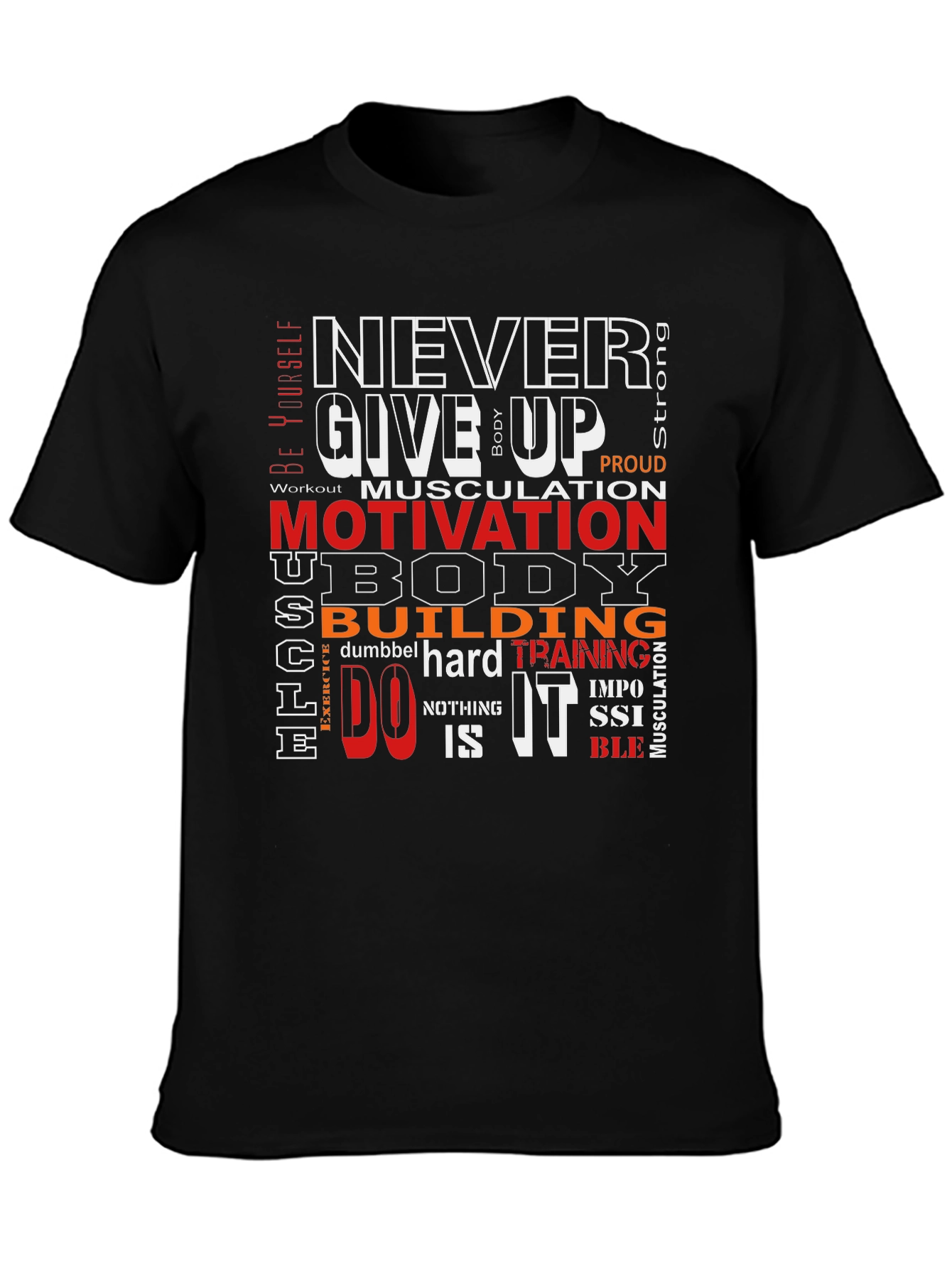 Motivational Workout Graphic T-Shirt for Fitness Enthusiasts