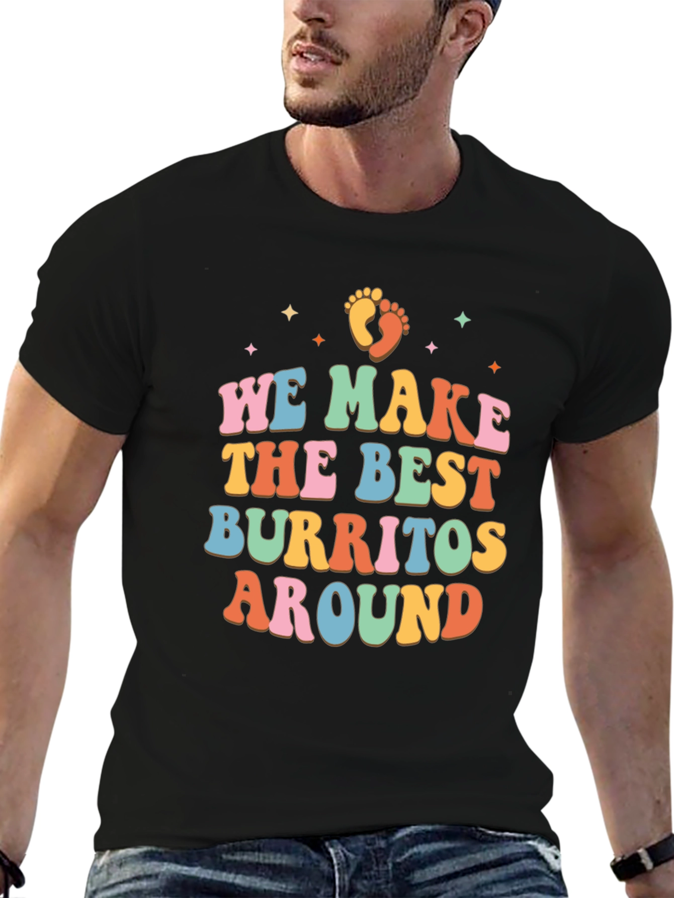 We Make the Best Burritos Around Retro T-Shirt