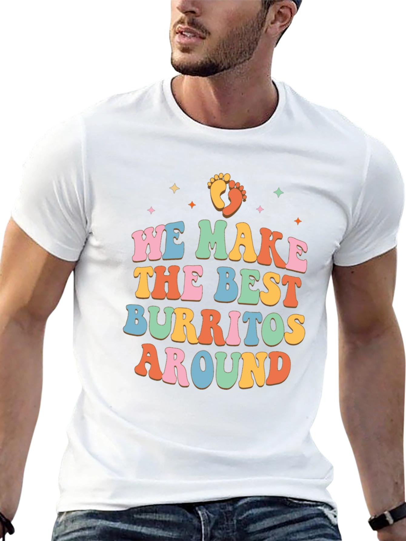 We Make the Best Burritos Around Retro T-Shirt
