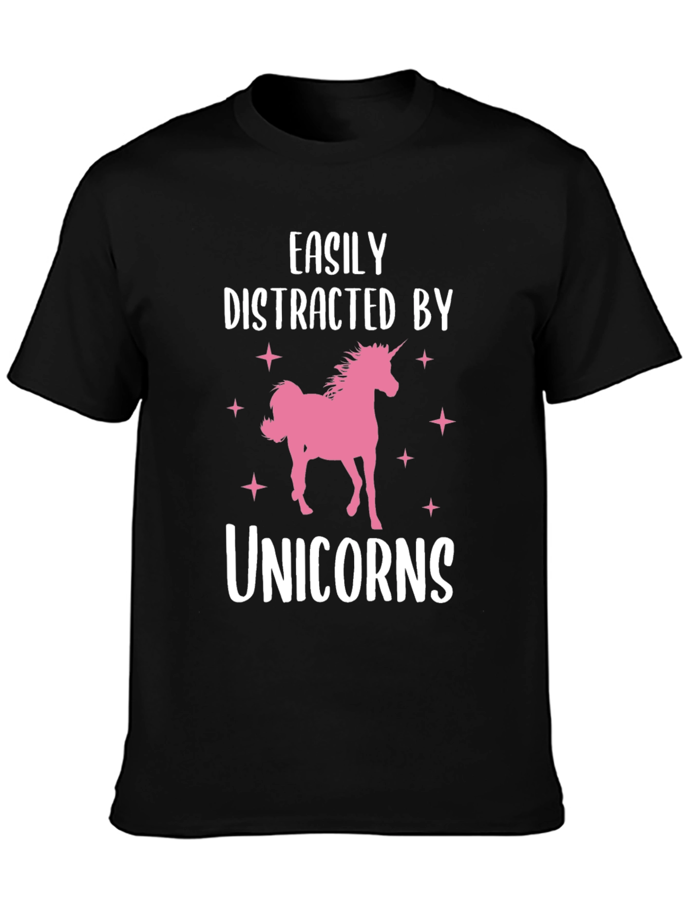 Easily Distracted by Unicorns Graphic Tee