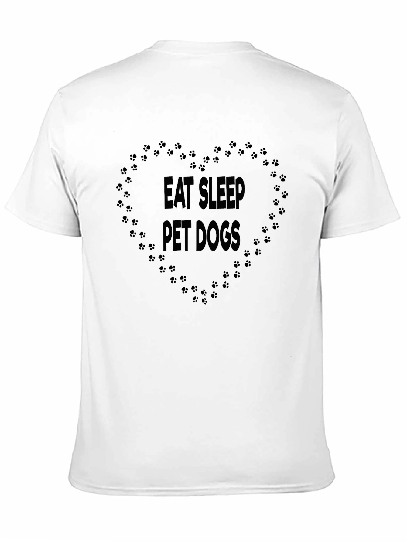 Eat Sleep Pet Dogs Graphic T-Shirt