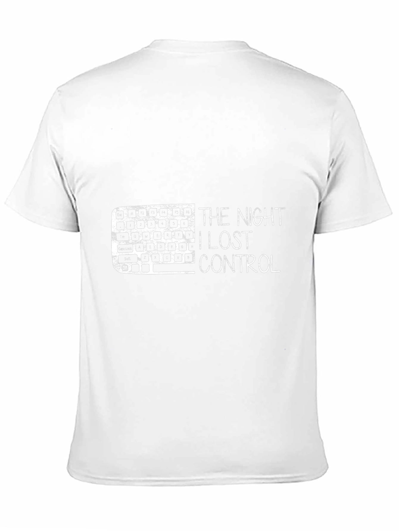The Night I Lost Control Keyboard Graphic T-Shirt