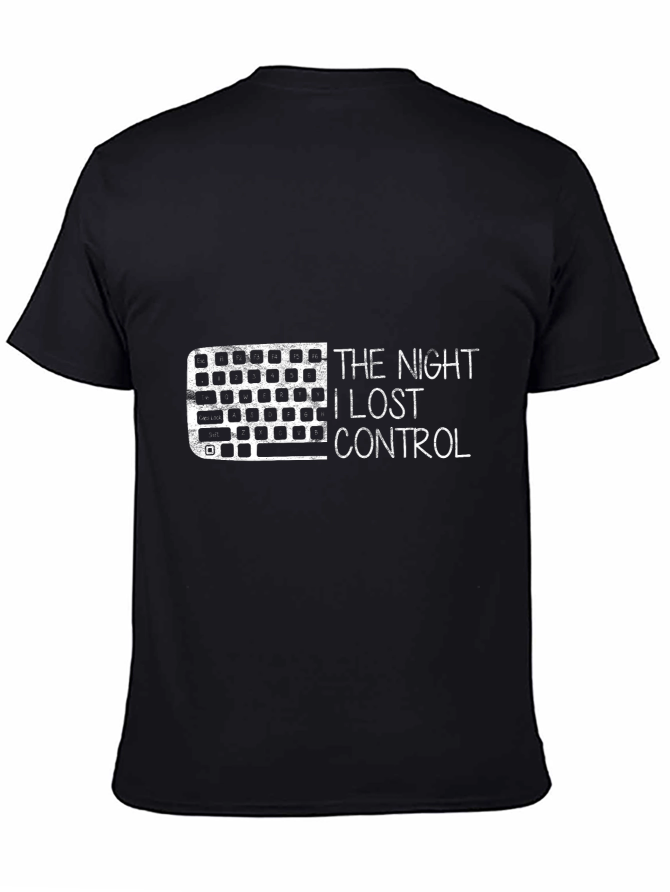 The Night I Lost Control Keyboard Graphic T-Shirt
