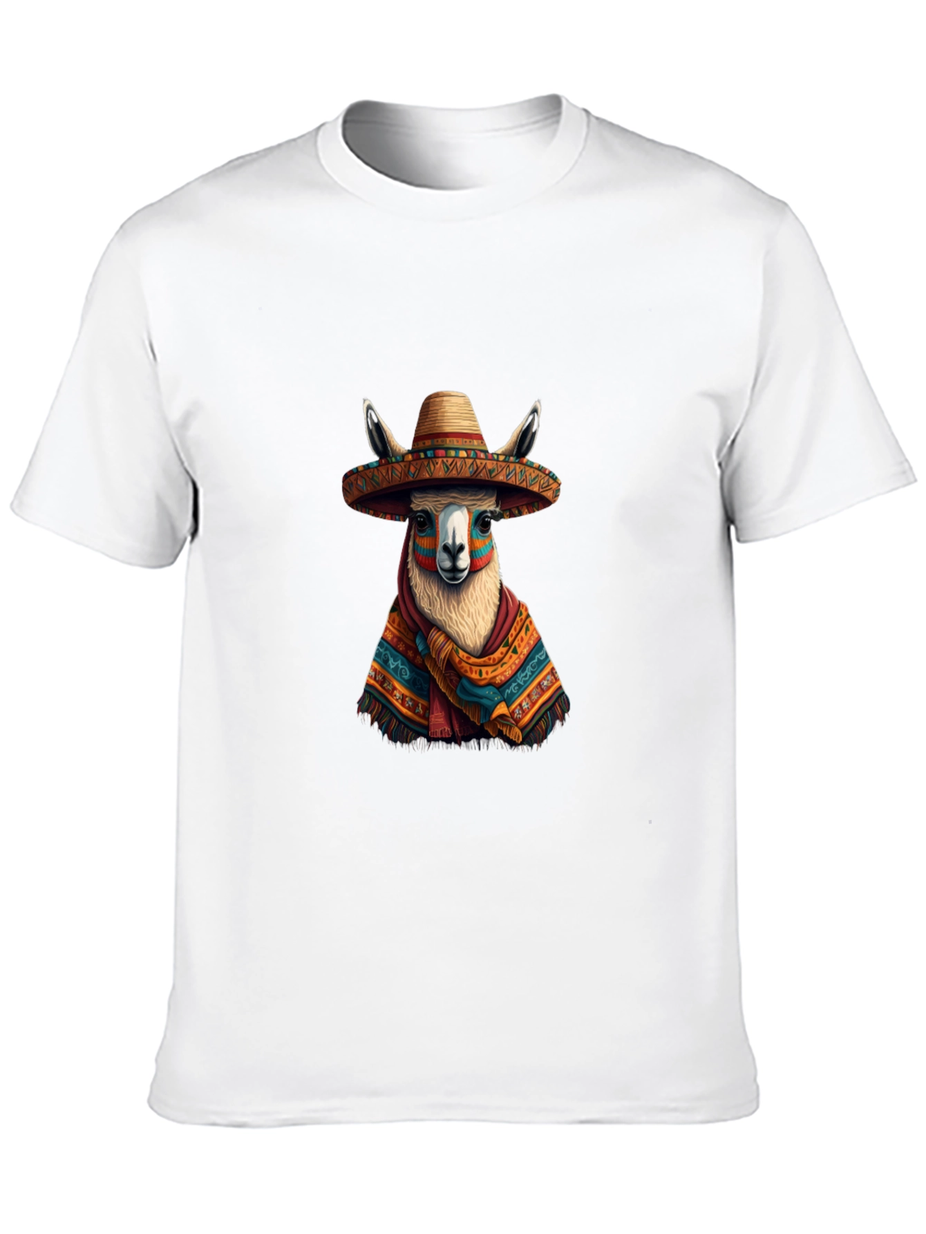 Llama Sombrero Graphic Tee