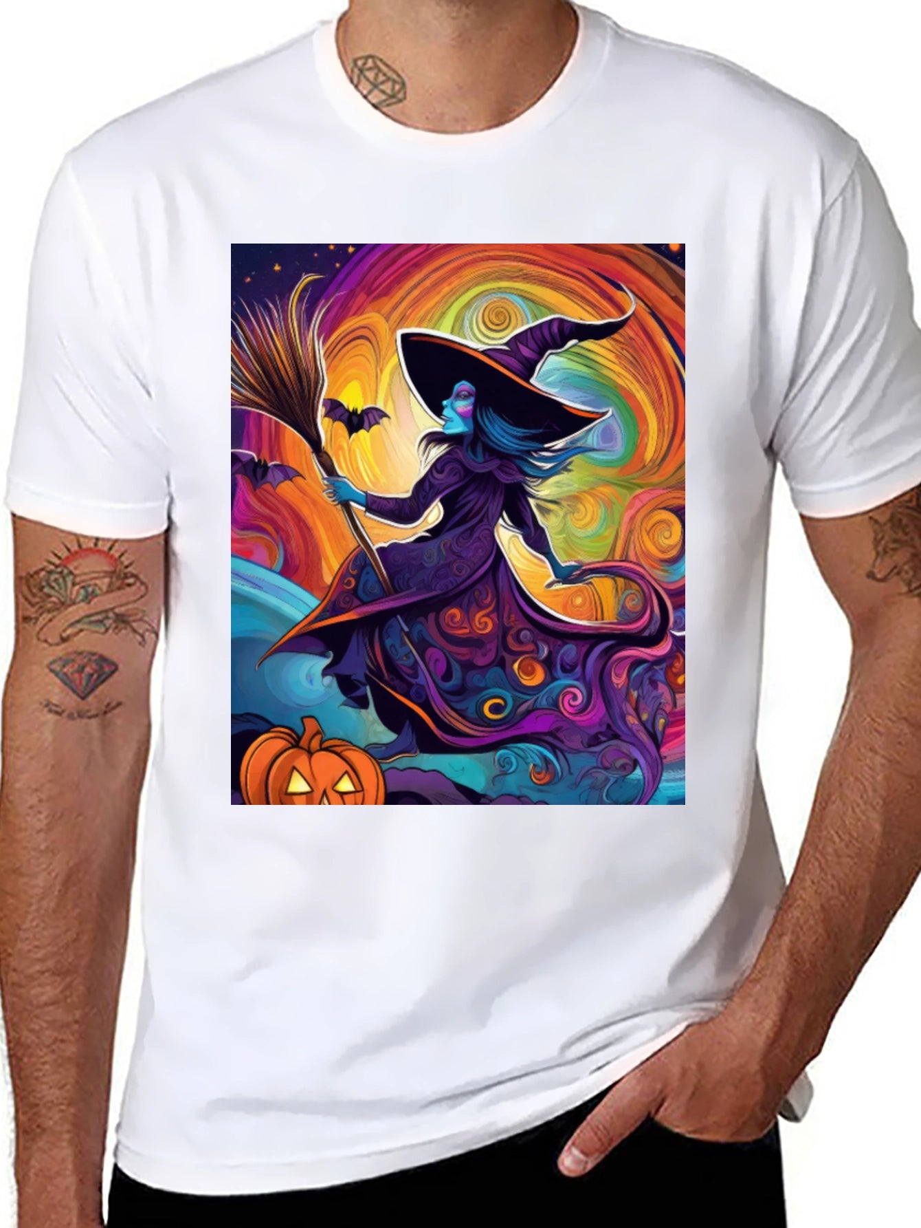 Halloween Witch T-Shirt - Spooky Season Apparel