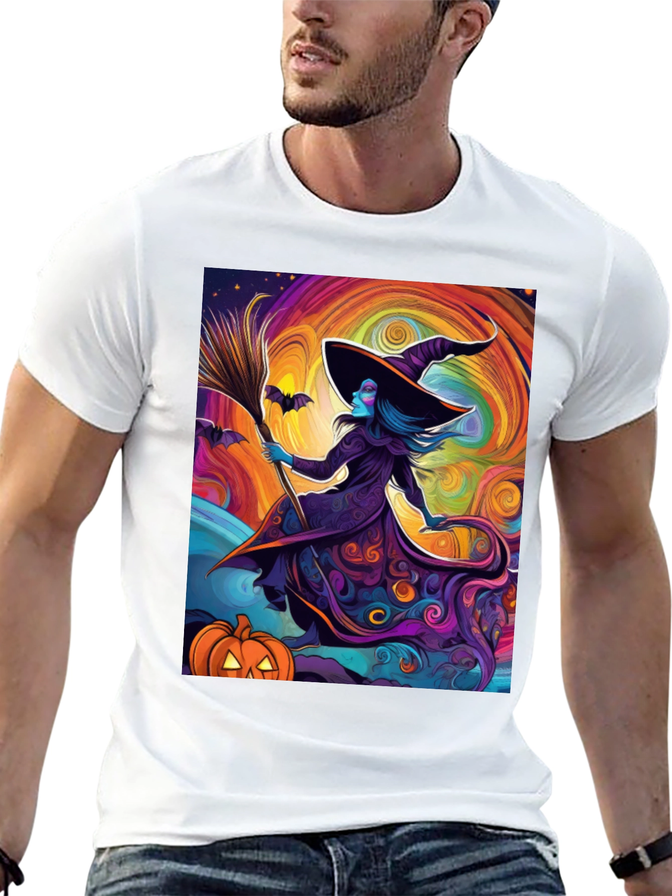 Halloween Witch T-Shirt - Spooky Season Apparel