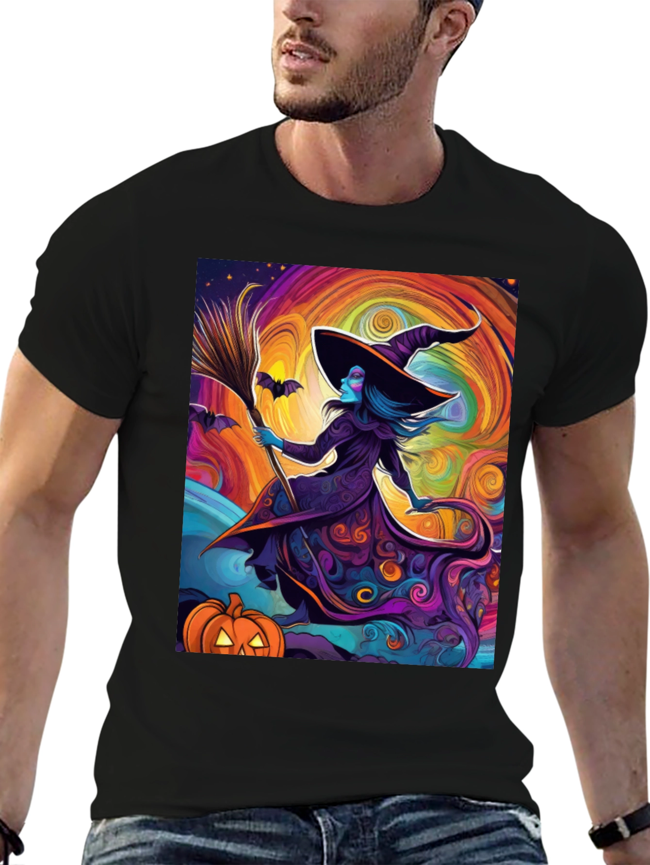 Halloween Witch T-Shirt - Spooky Season Apparel