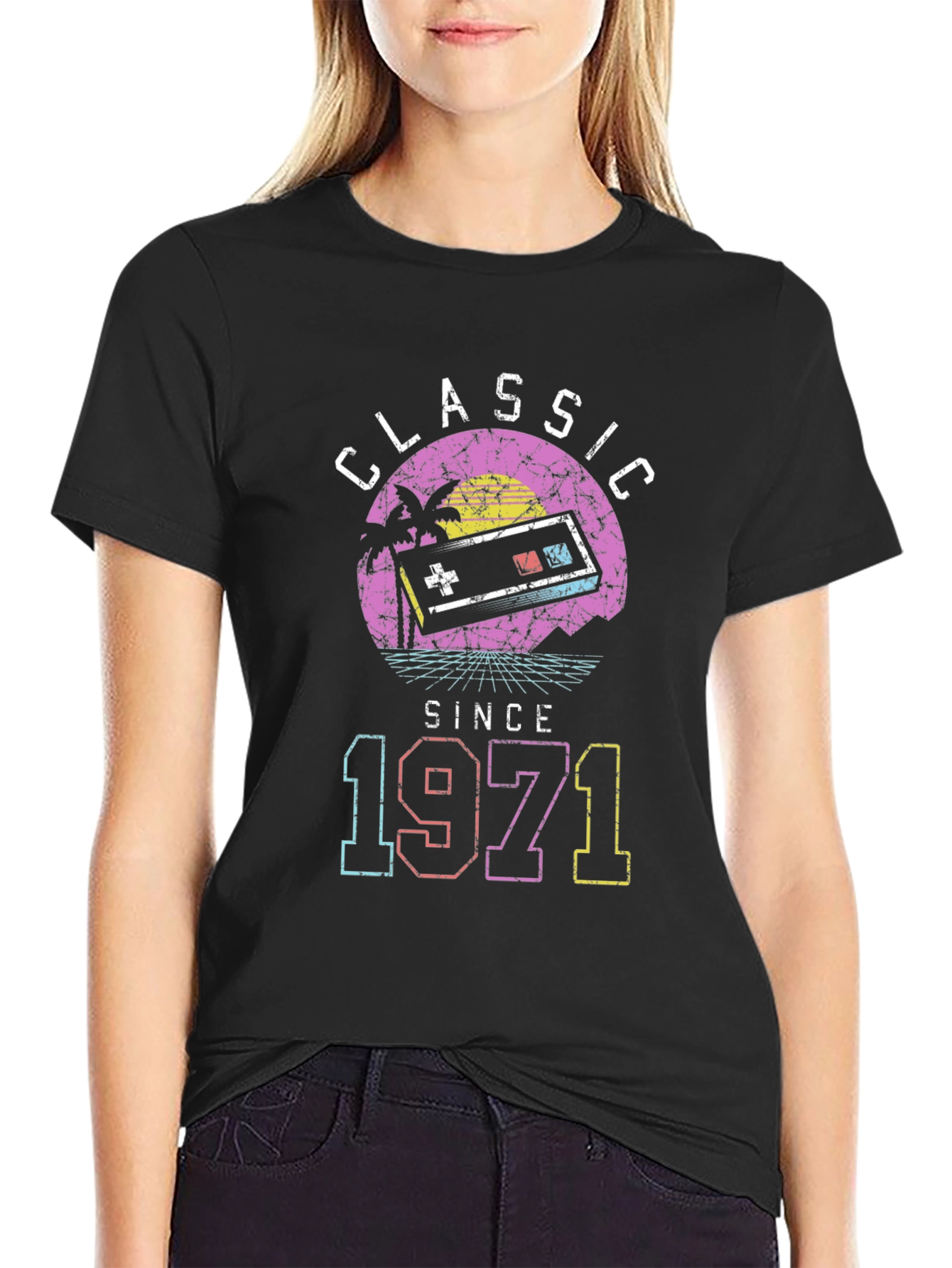 Classic Since 1971 Retro Gaming T-Shirt