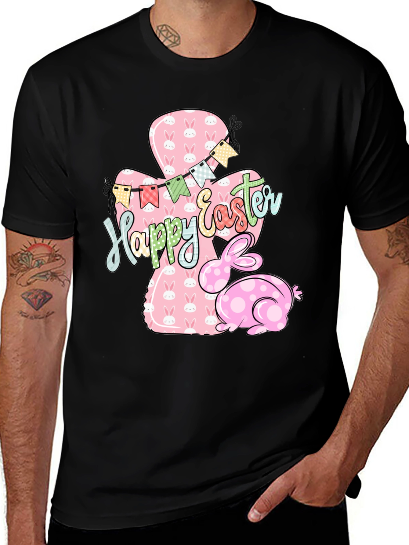 Happy Easter Bunny T-Shirt - Cute Holiday Style