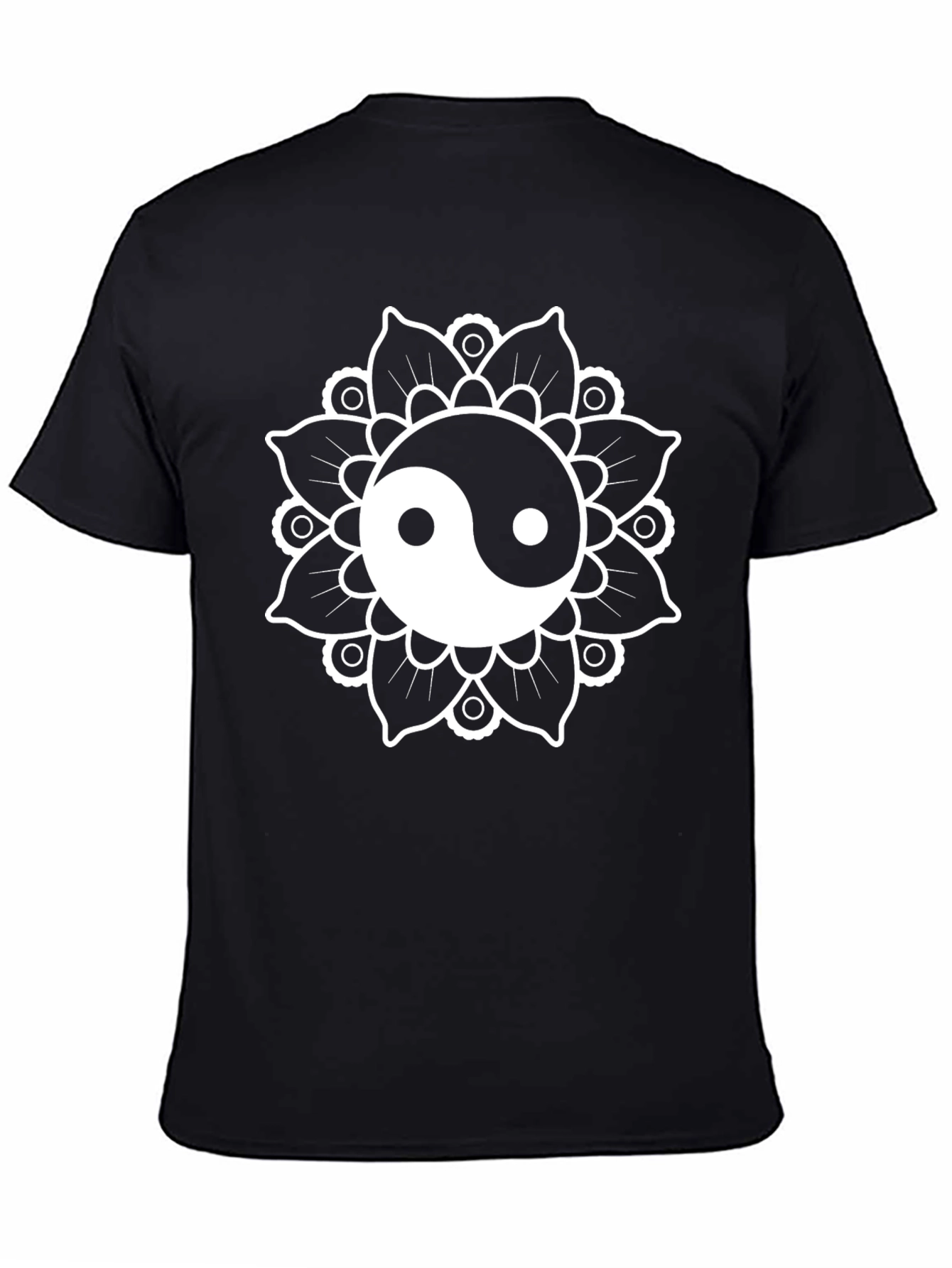 Yin Yang Mandala T-Shirt - Balance & Harmony