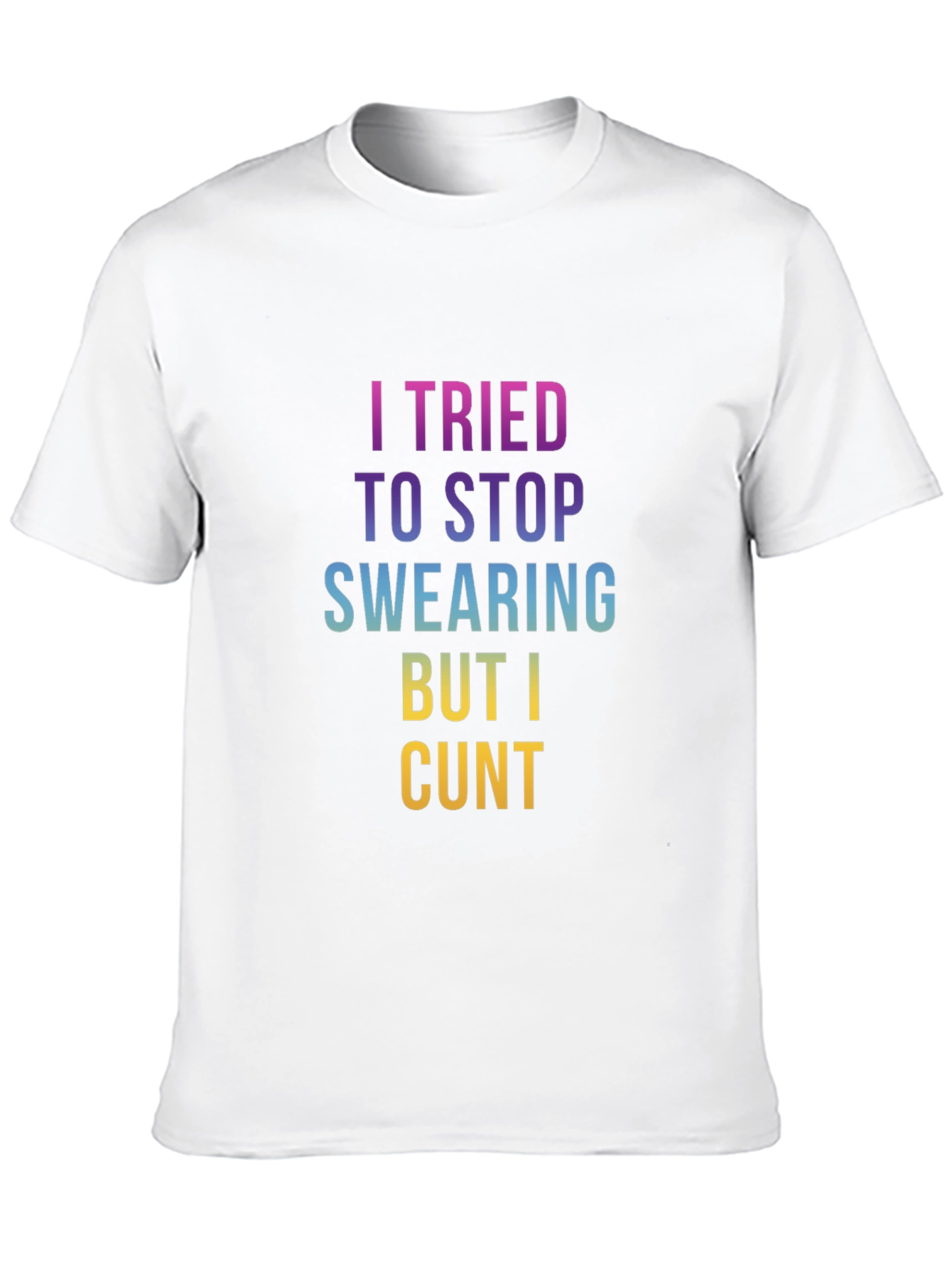 Offensive Swearing T-Shirt: I Tried to Stop Cunt