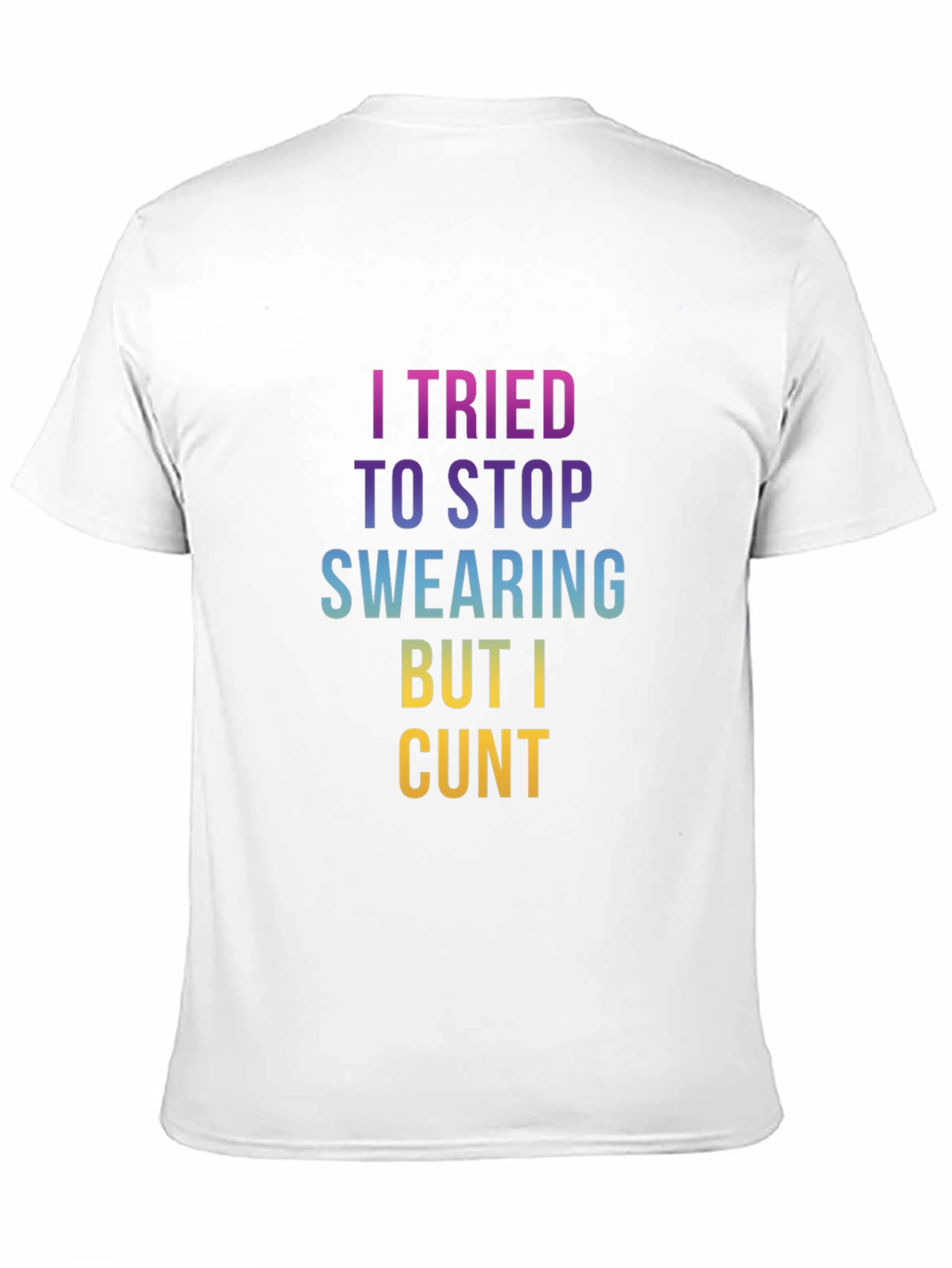 Offensive Swearing T-Shirt: I Tried to Stop Cunt