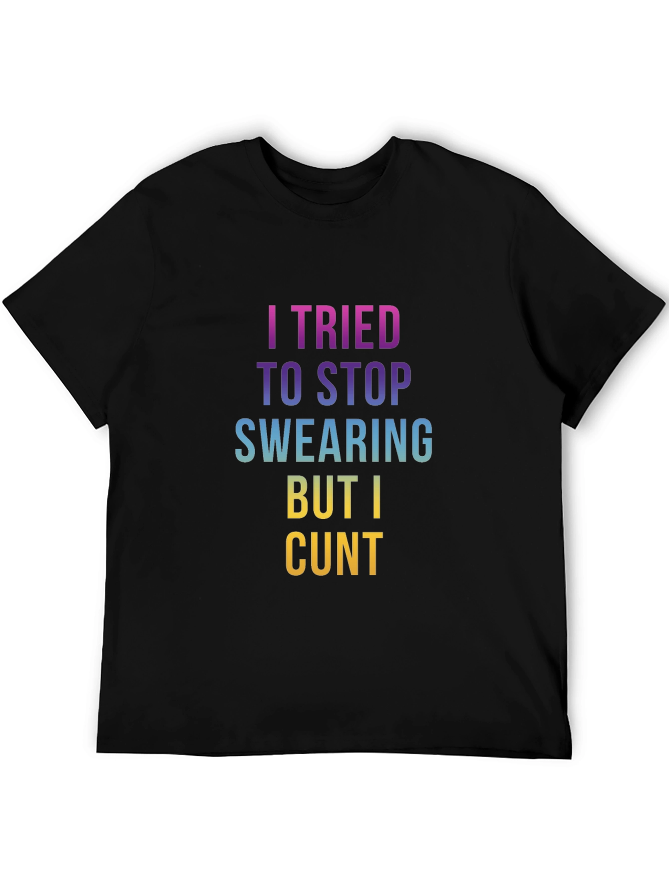 Offensive Swearing T-Shirt: I Tried to Stop Cunt