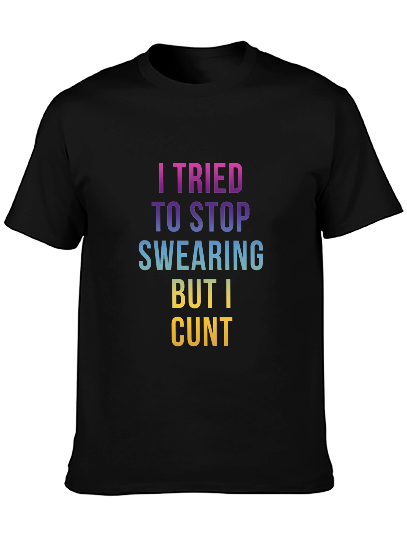Offensive Swearing T-Shirt: I Tried to Stop Cunt